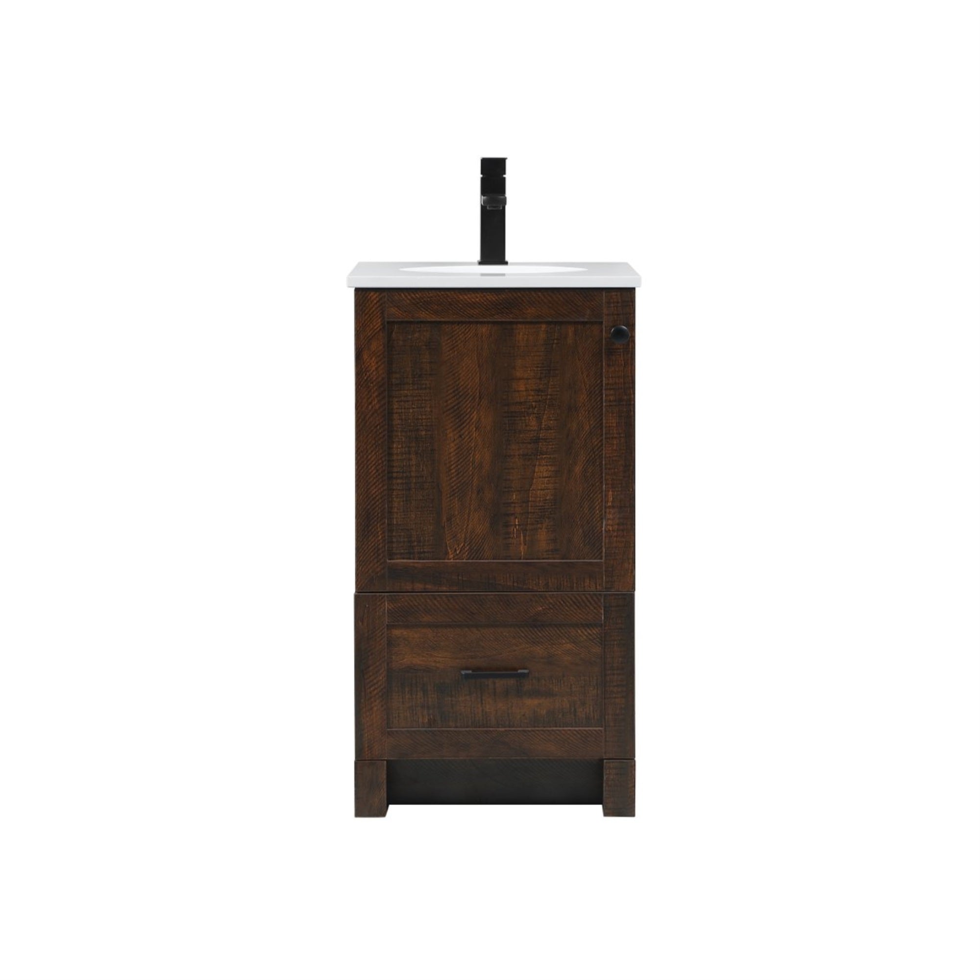 18 Inch Single Bathroom Vanity In Expresso