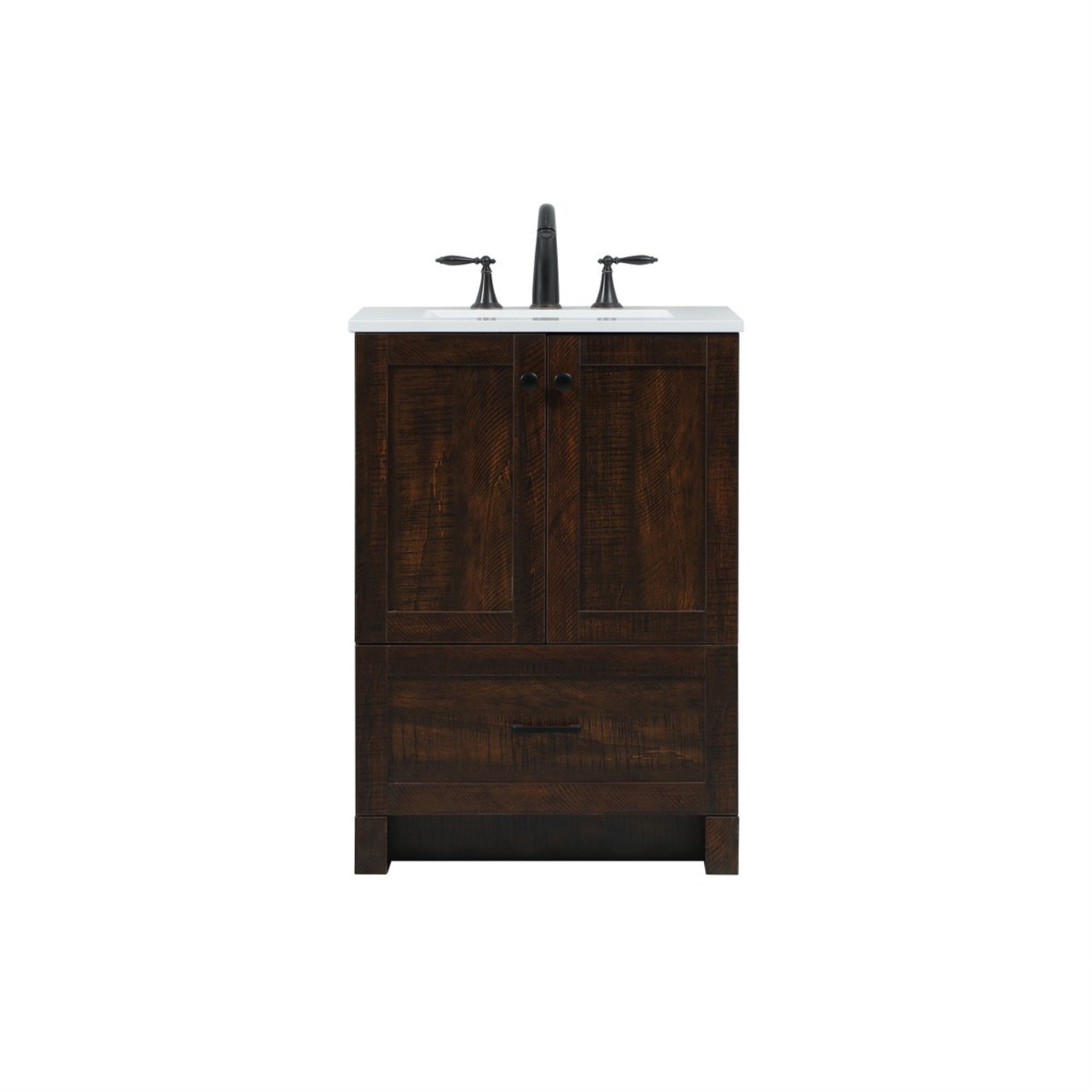 24 Inch Single Bathroom Vanity In Expresso