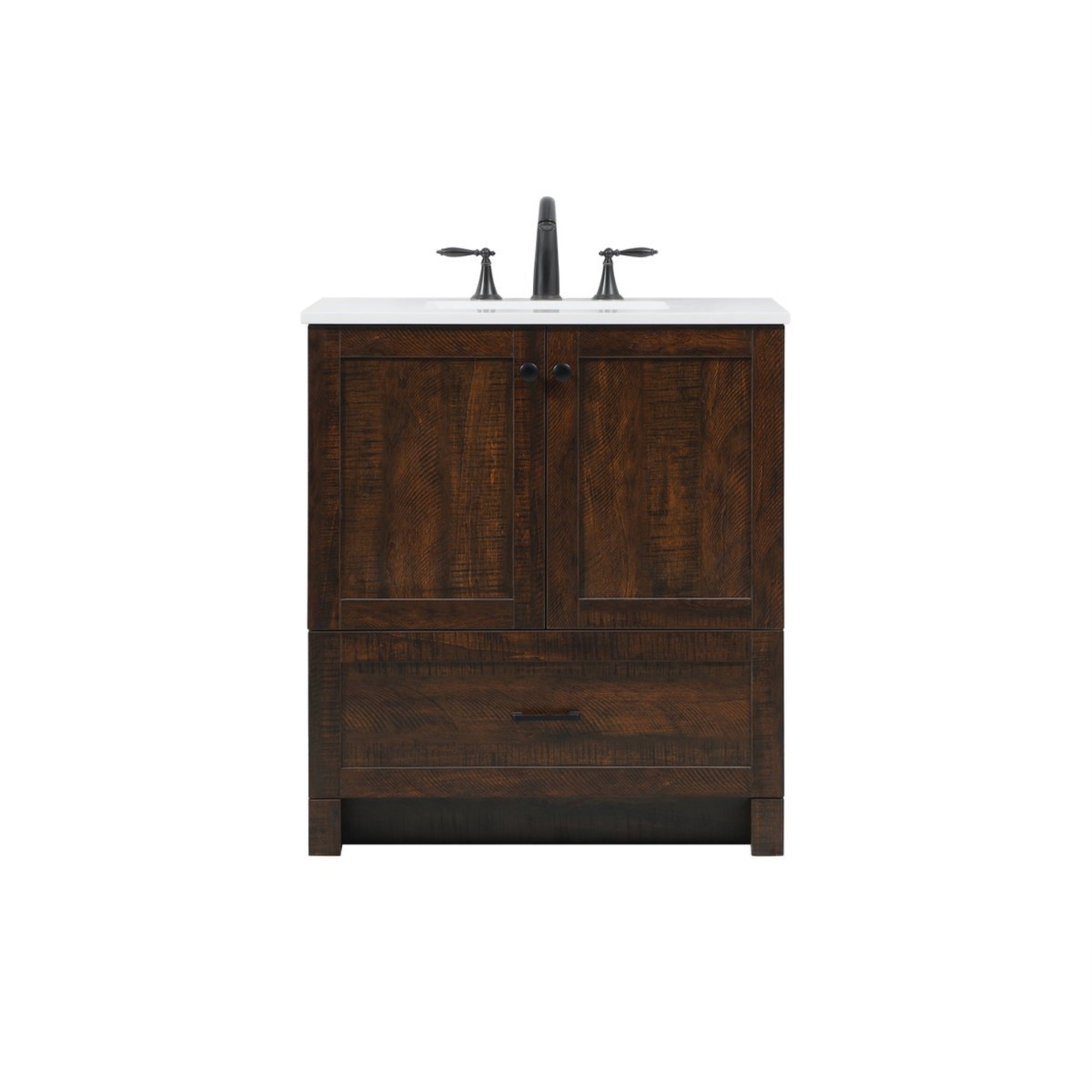 30 Inch Single Bathroom Vanity In Expresso
