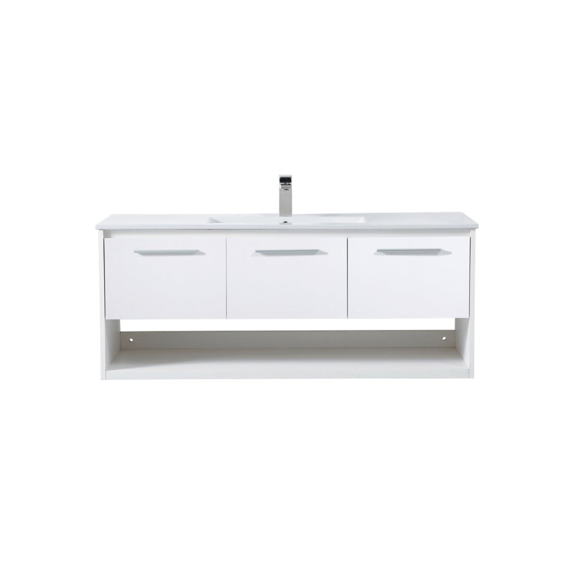 48 Inch  Single Bathroom Floating Vanity In White