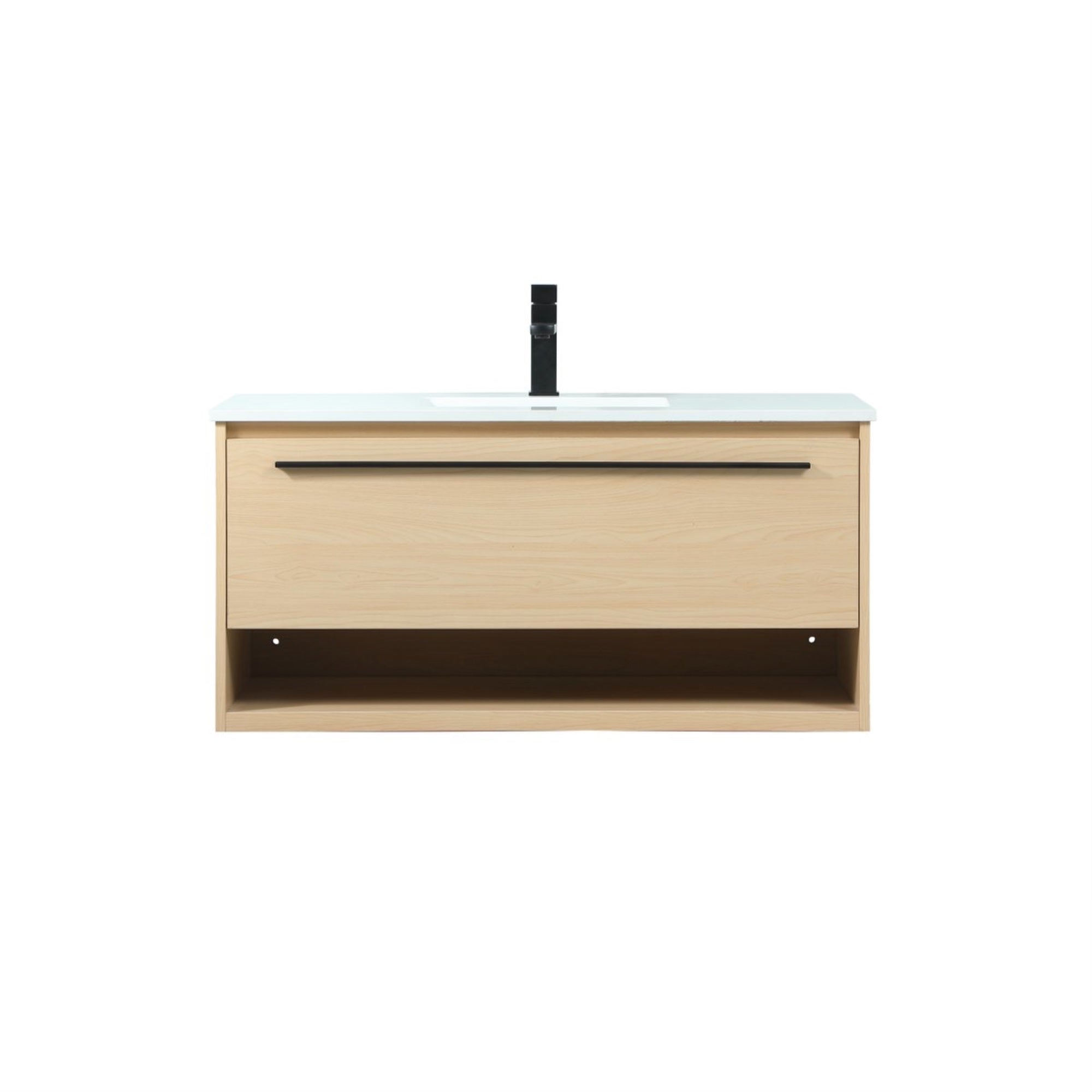 40 Inch Single Bathroom Vanity In Maple