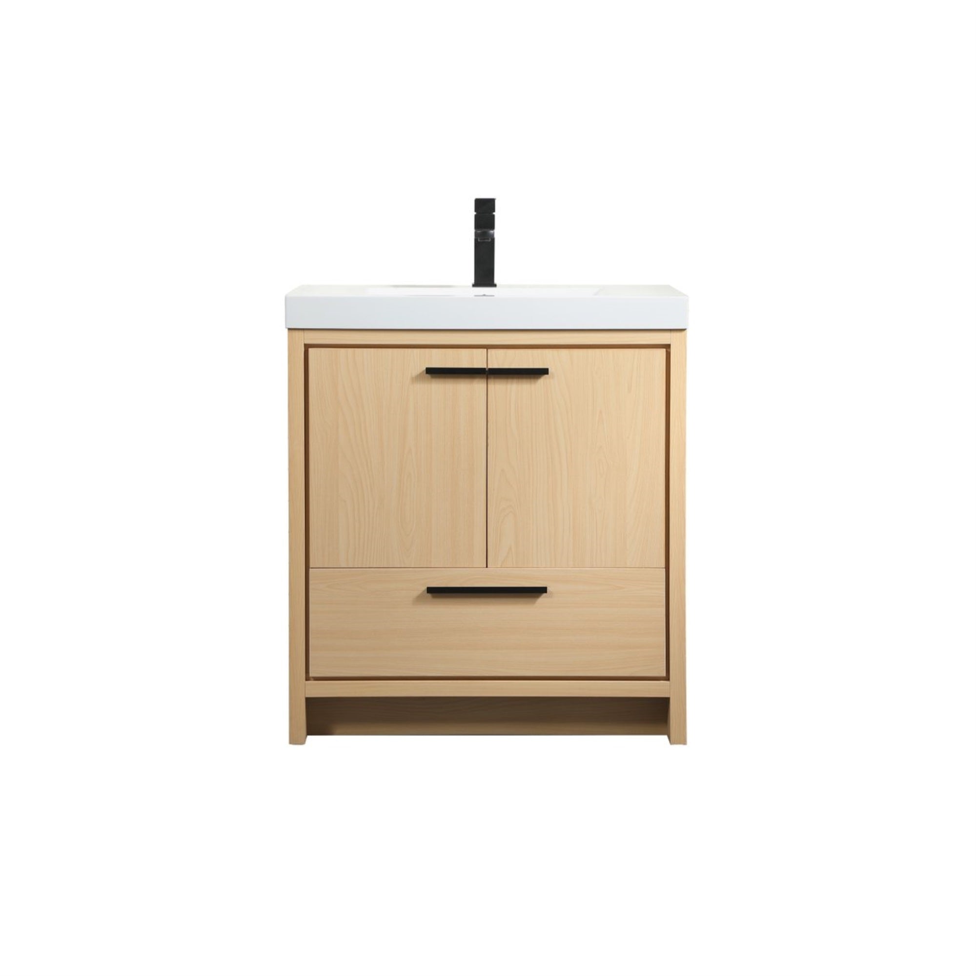 30 Inch Single Bathroom Vanity In Maple