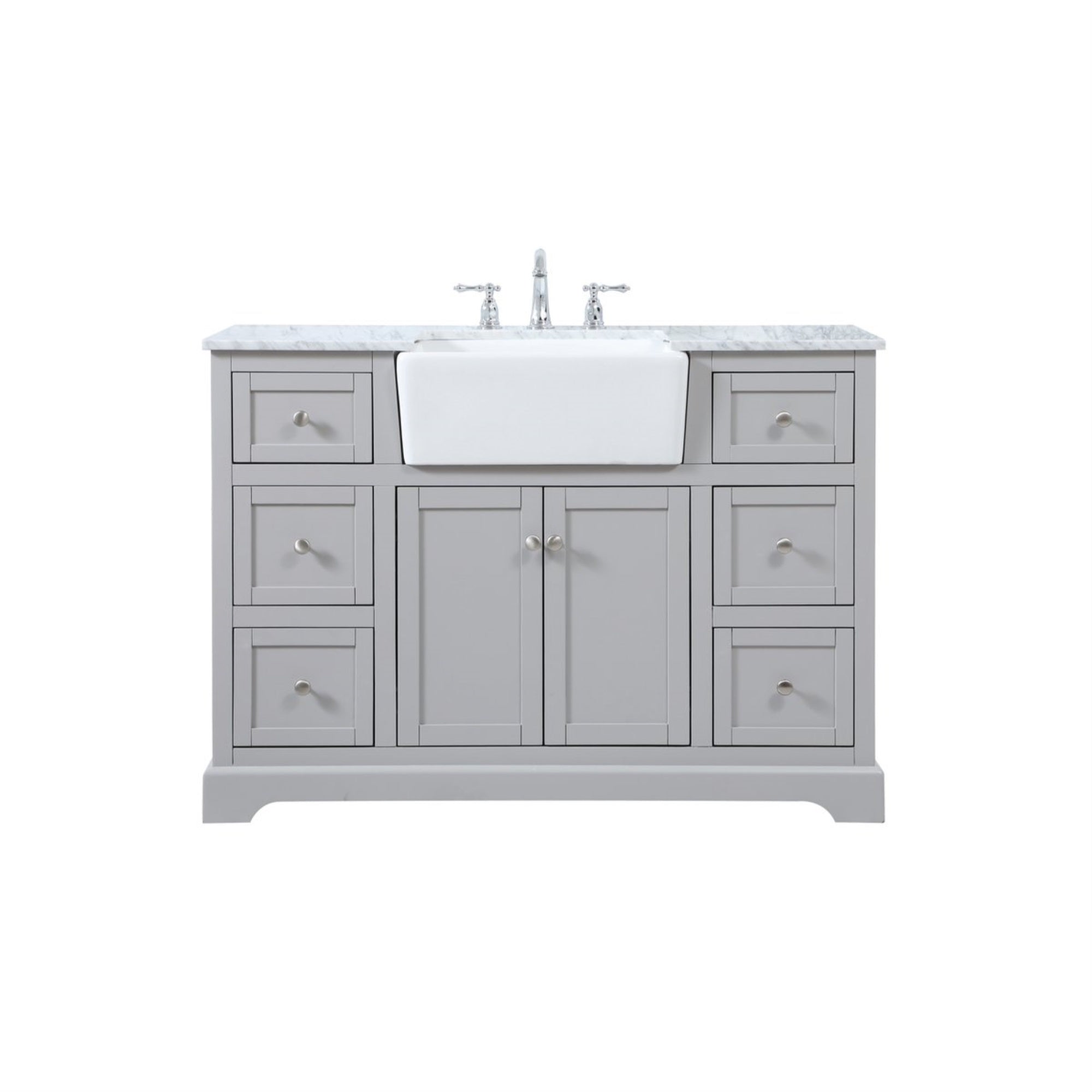 48 Inch Single Bathroom Vanity In Grey