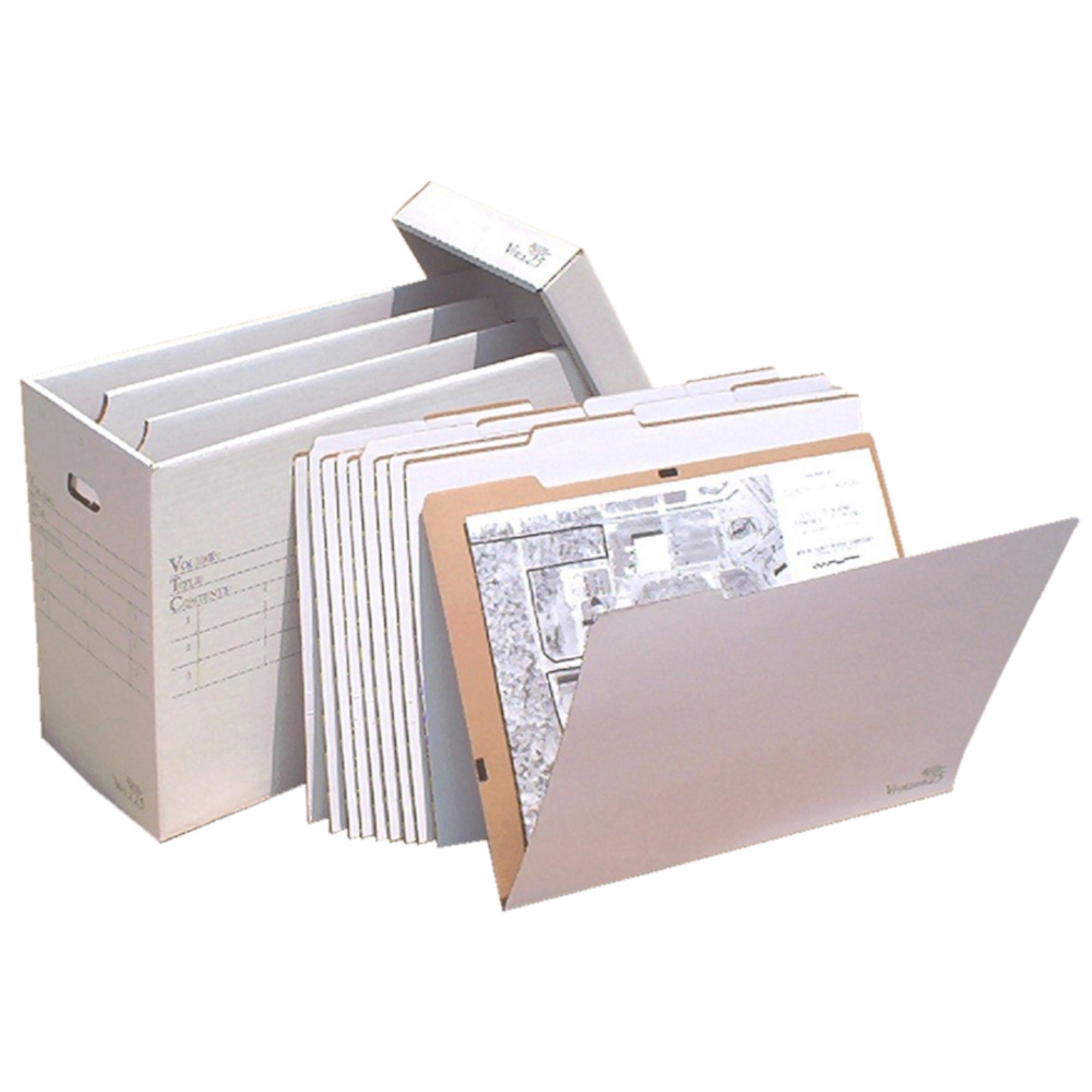 VFile25 W/10 VFolder25 Stores Flat Items Up to 18x24