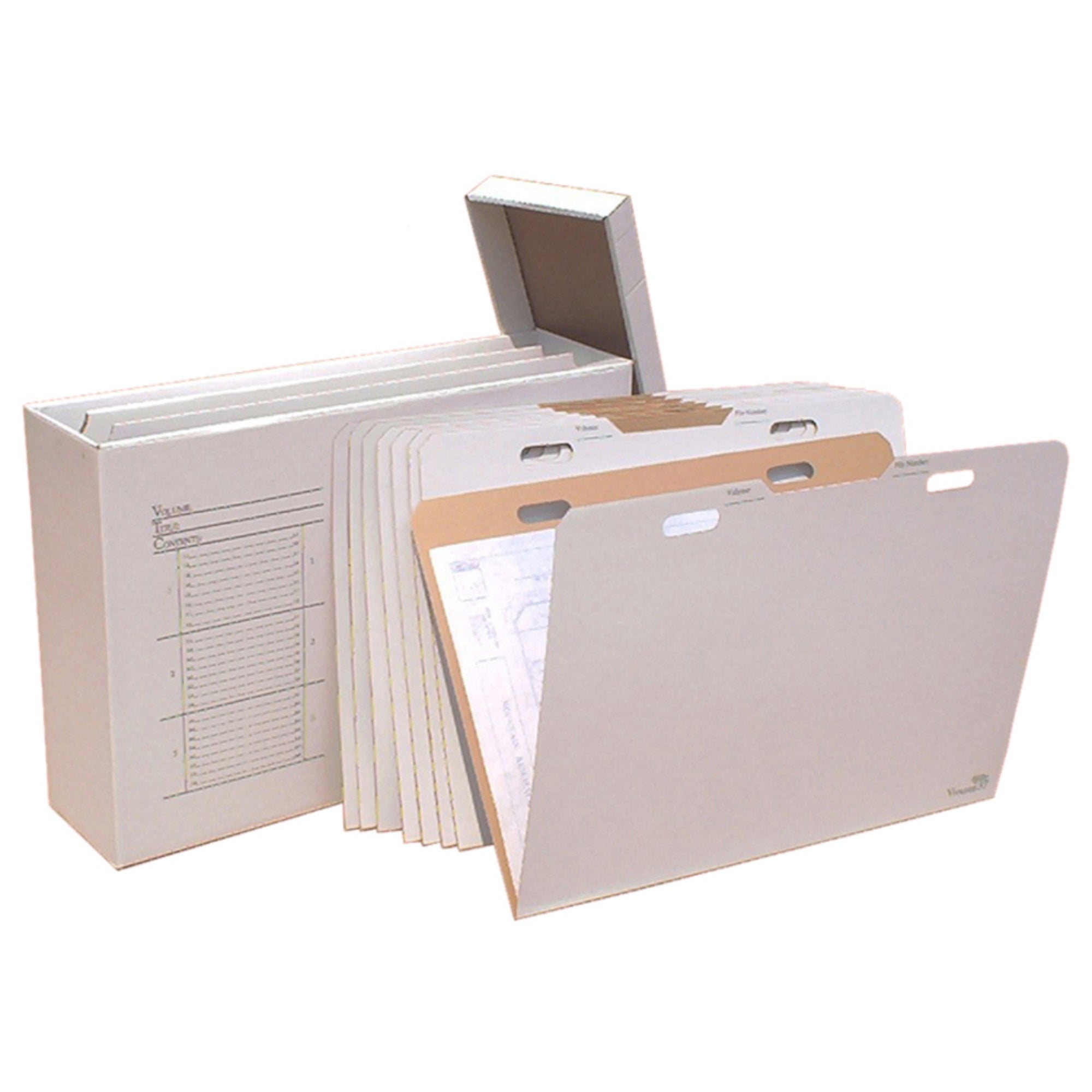 VFile37 W/8 VFolder37 Stores Flat Items Up to 24x36