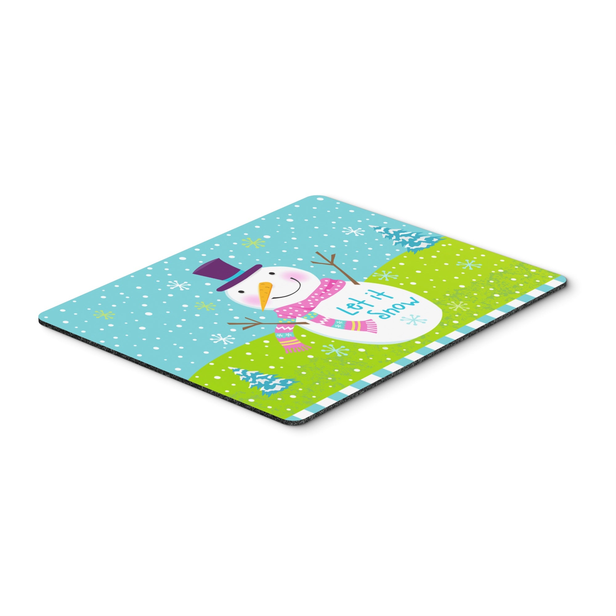 Caroline'S Treasures Christmas Snowman Let It Snow Mouse Pad, Hot Pad Or Trivet, Multicolor (Vha3017Mp)