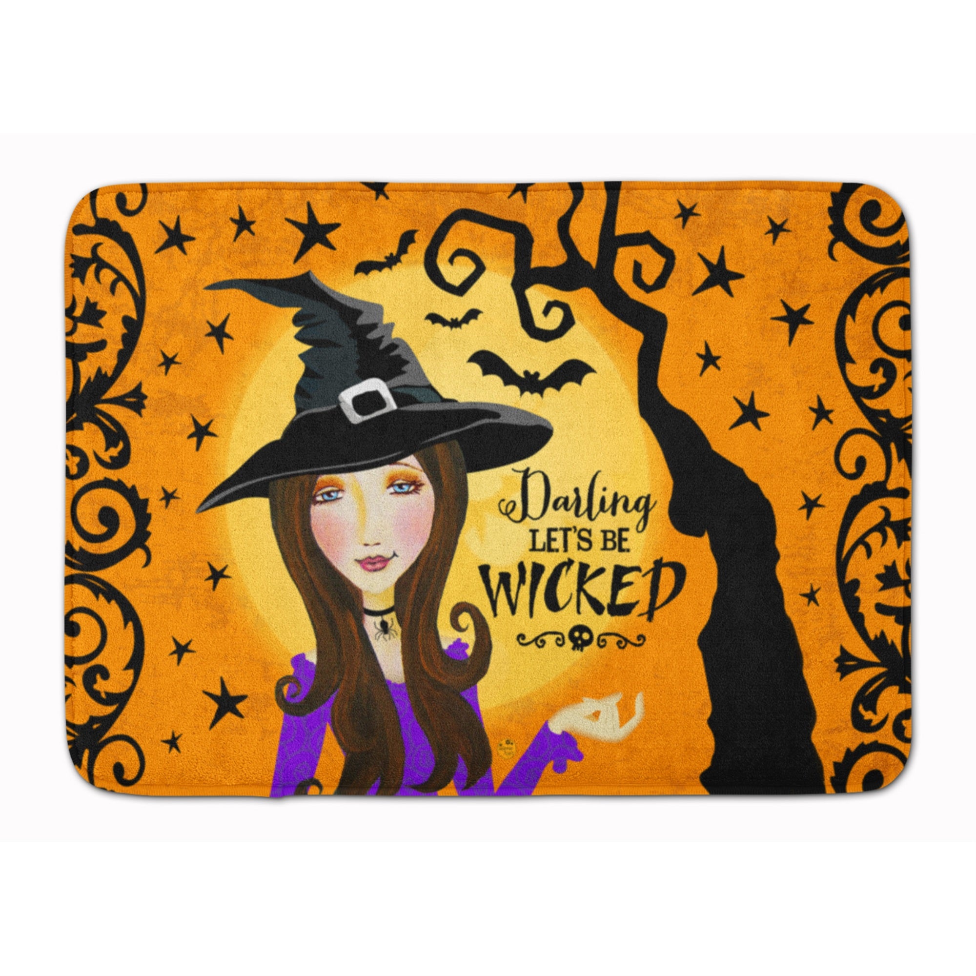 Caroline'S Treasures Halloween Wicked Witch Floor Mat, 19 X 27, Multicolor