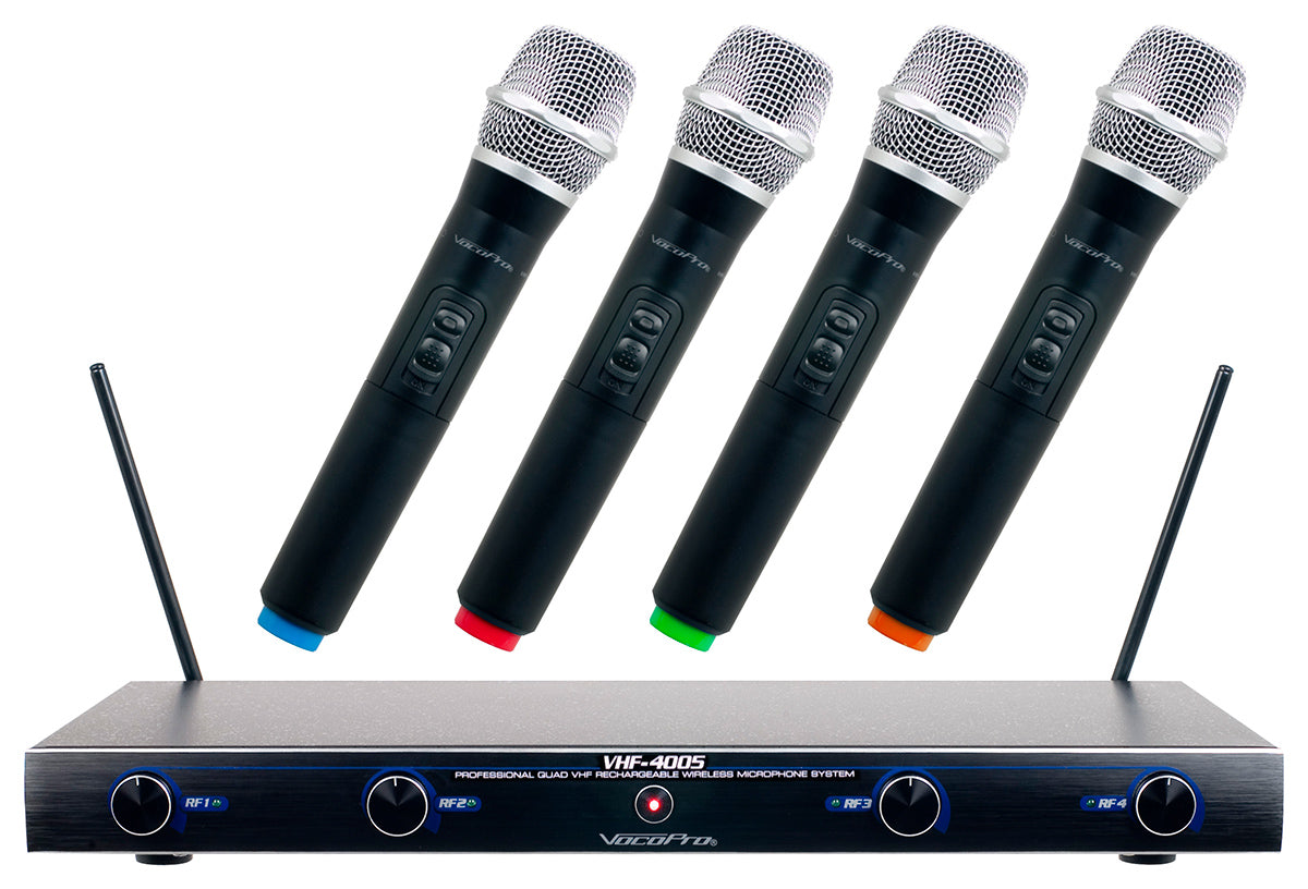 VHF-4005-2 - VHF RECHARGEABLE WIRELESS MICROPHONE SYSTEM