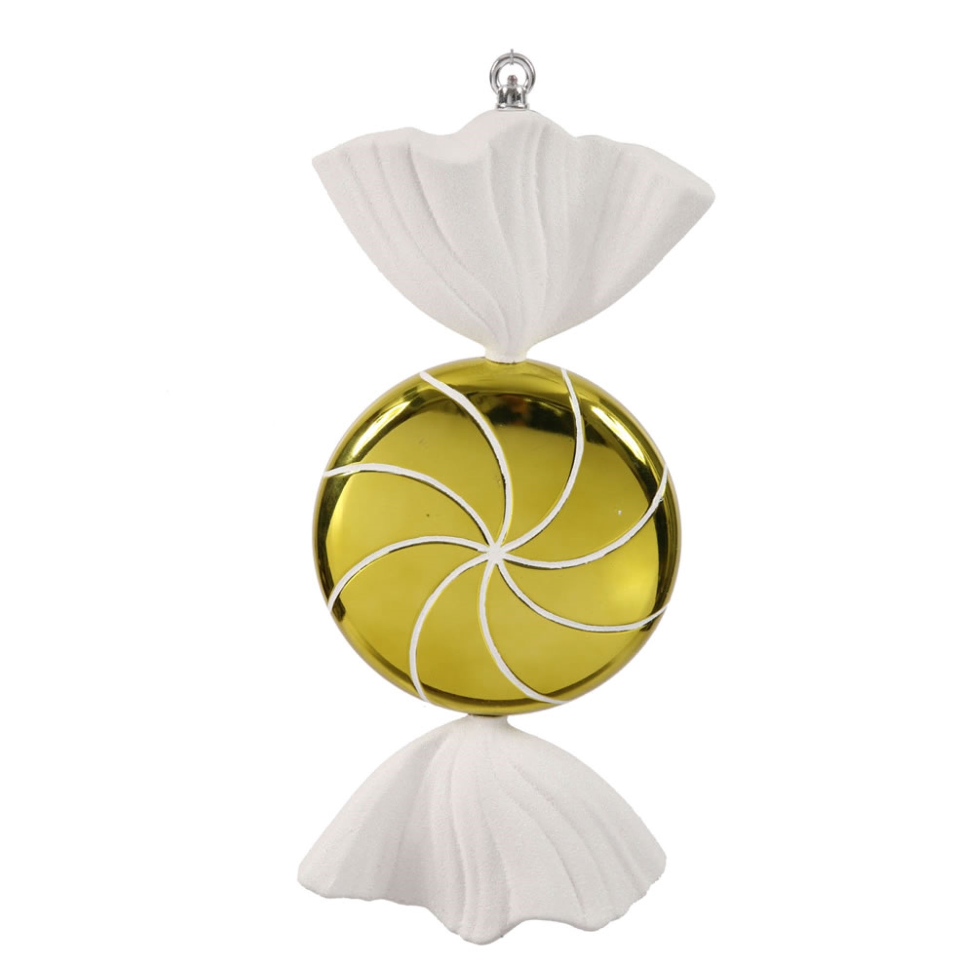 Vickerman 18.5″ Lime White Swirl Candy - M110705