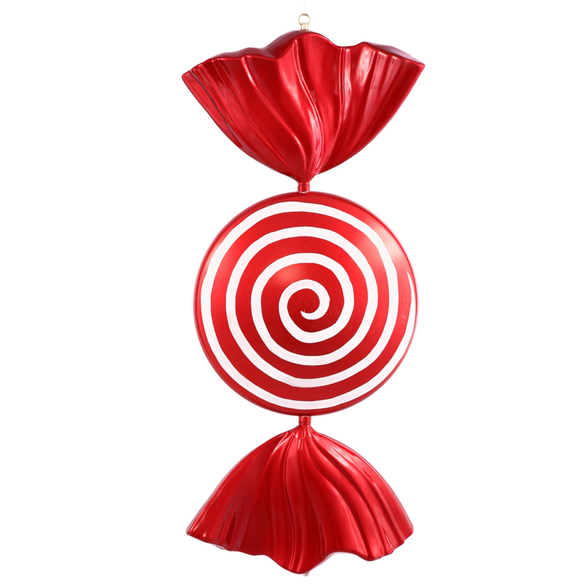Vickerman 37″ Red-White Peppermint Spiral Candy - M110924
