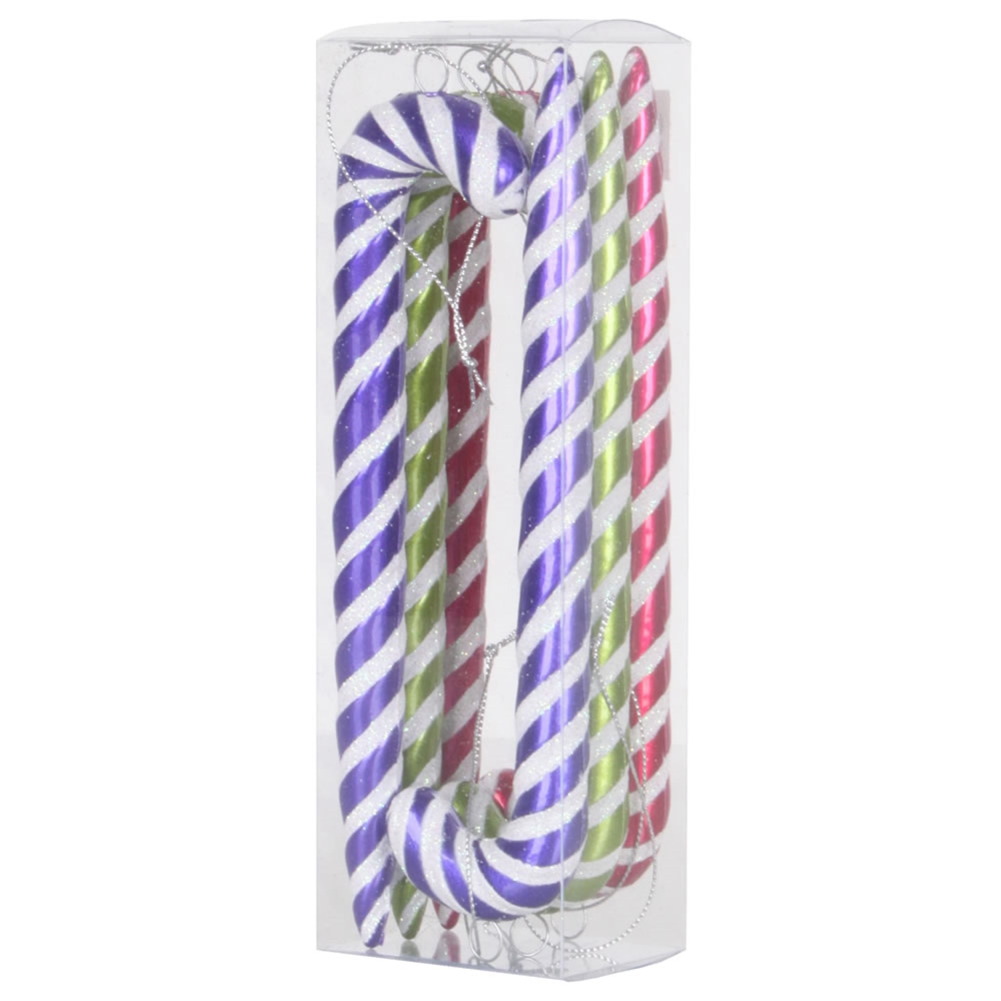 Vickerman 7.5″ Asst Color Candy Canes 6/Box - M152705