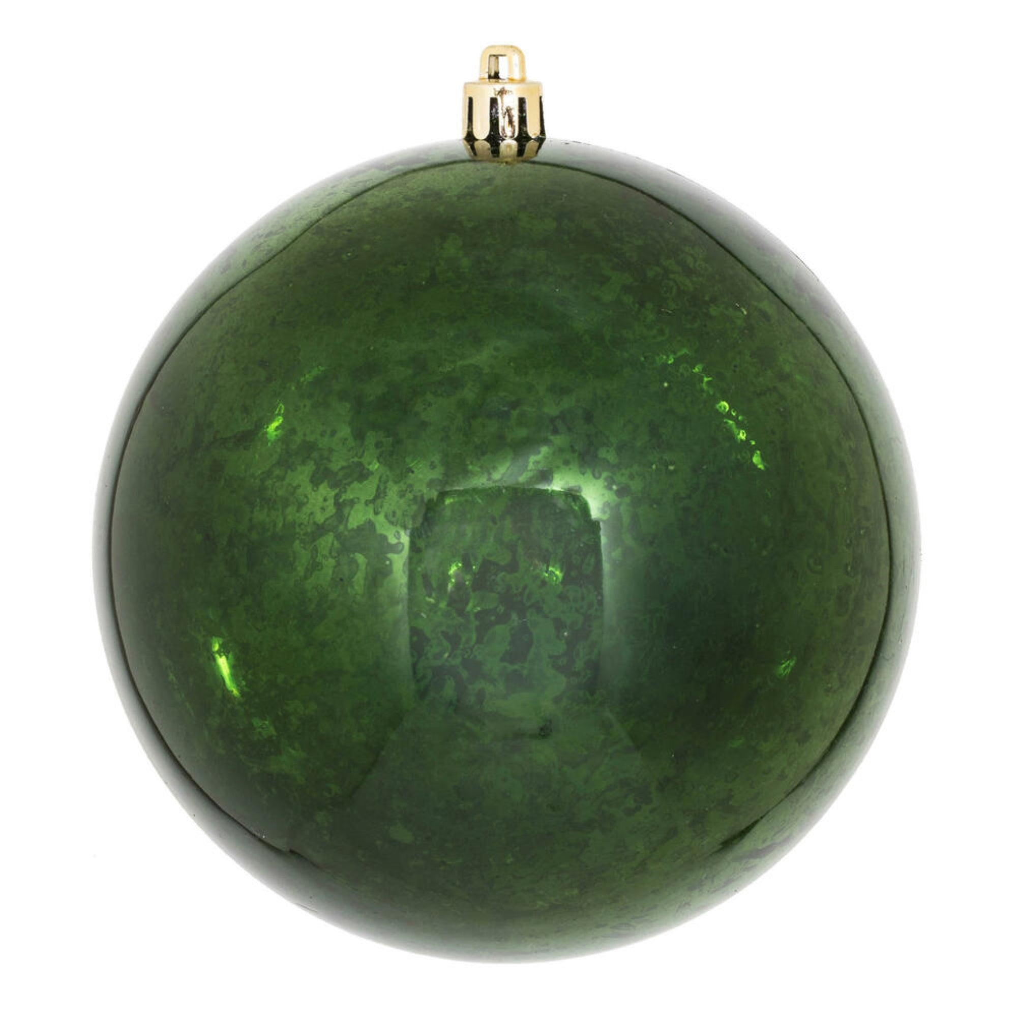 Vickerman 4.75” Moss Green Shiny Mercury Ball 4/Bg - M166464