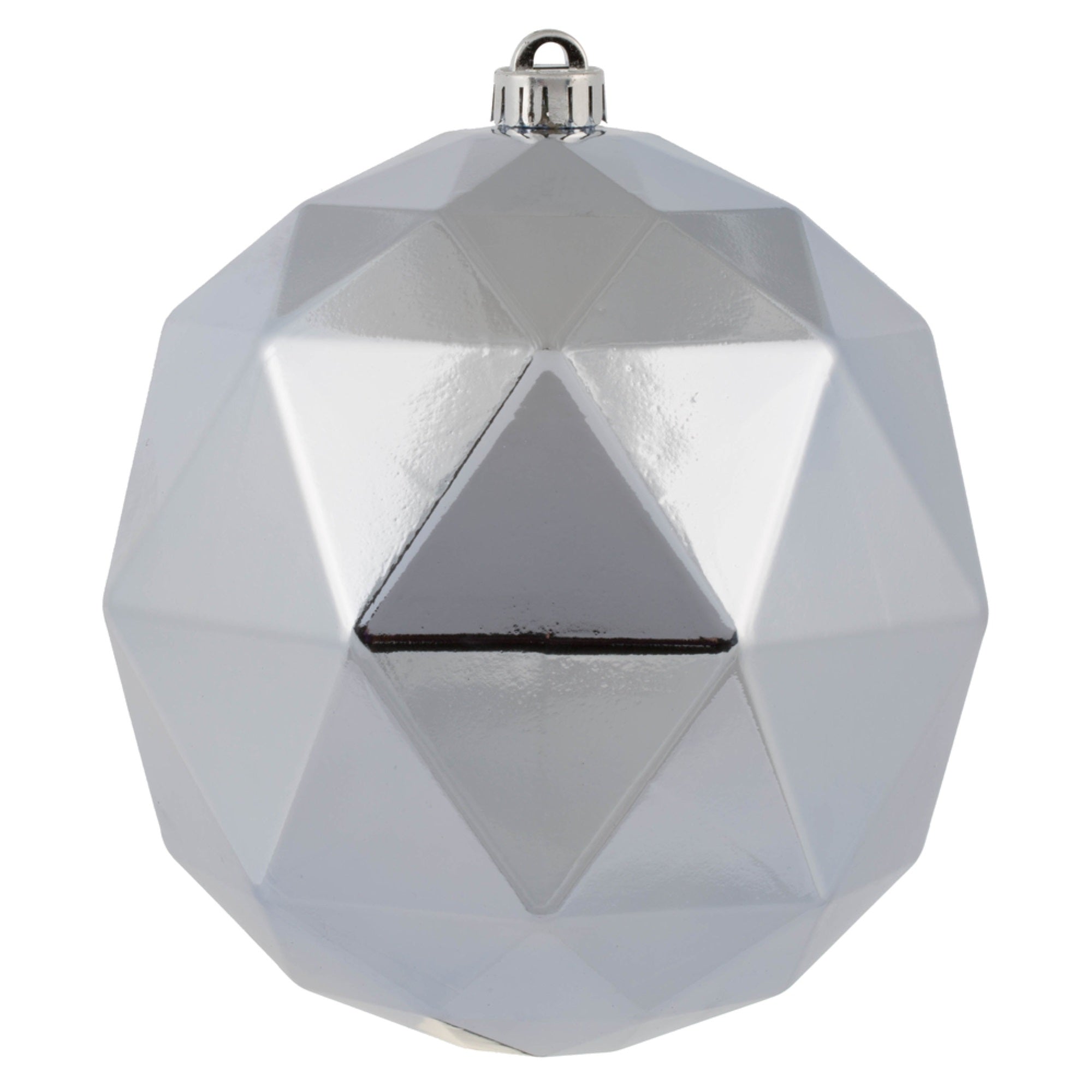 Vickerman 8” Lilac Shiny Geometric Ball - M177534DS