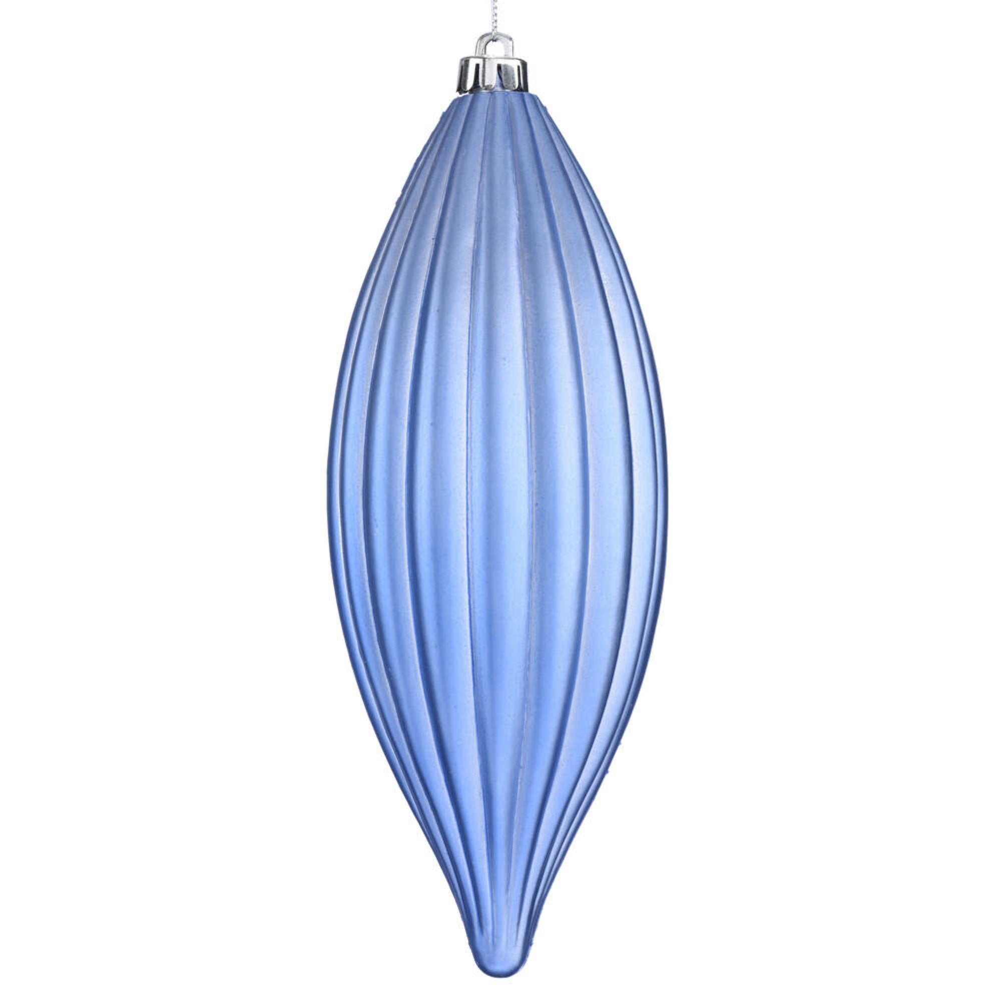 8” Periwinkle Matte Line Finial 4/Bag