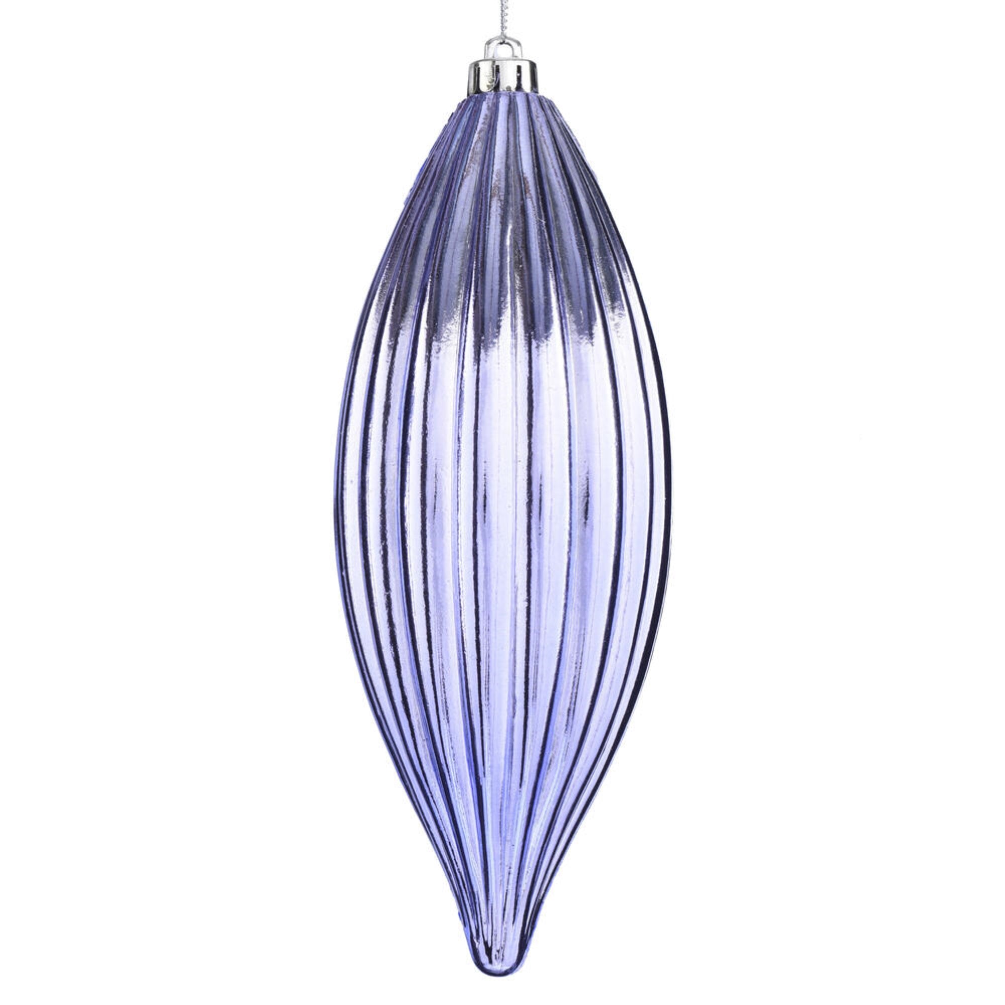 8” Lilac Shiny Line Finial 4/Bag