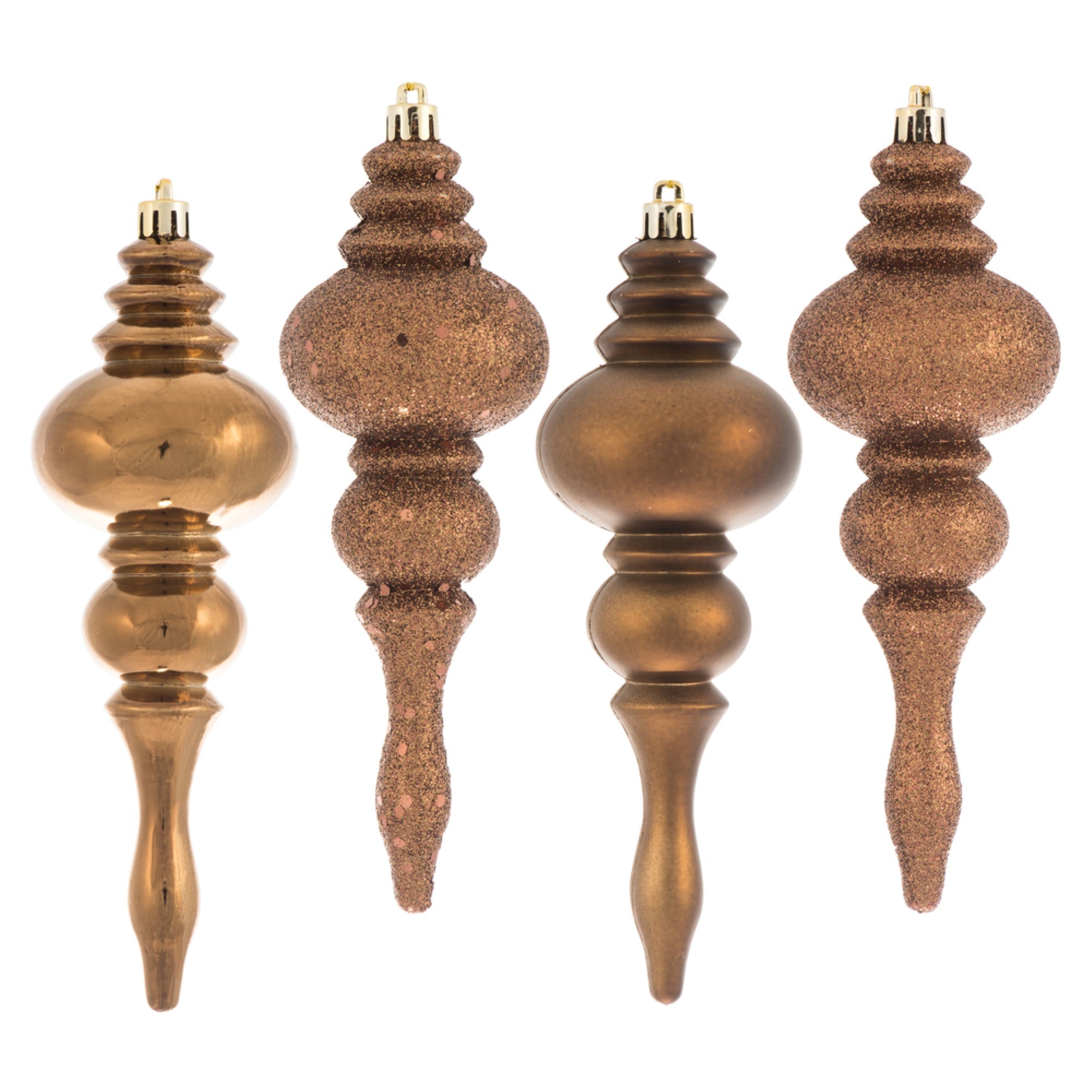 Vickerman 7” Mocha Finial 4 Finish Asst 8/Bx - N500276