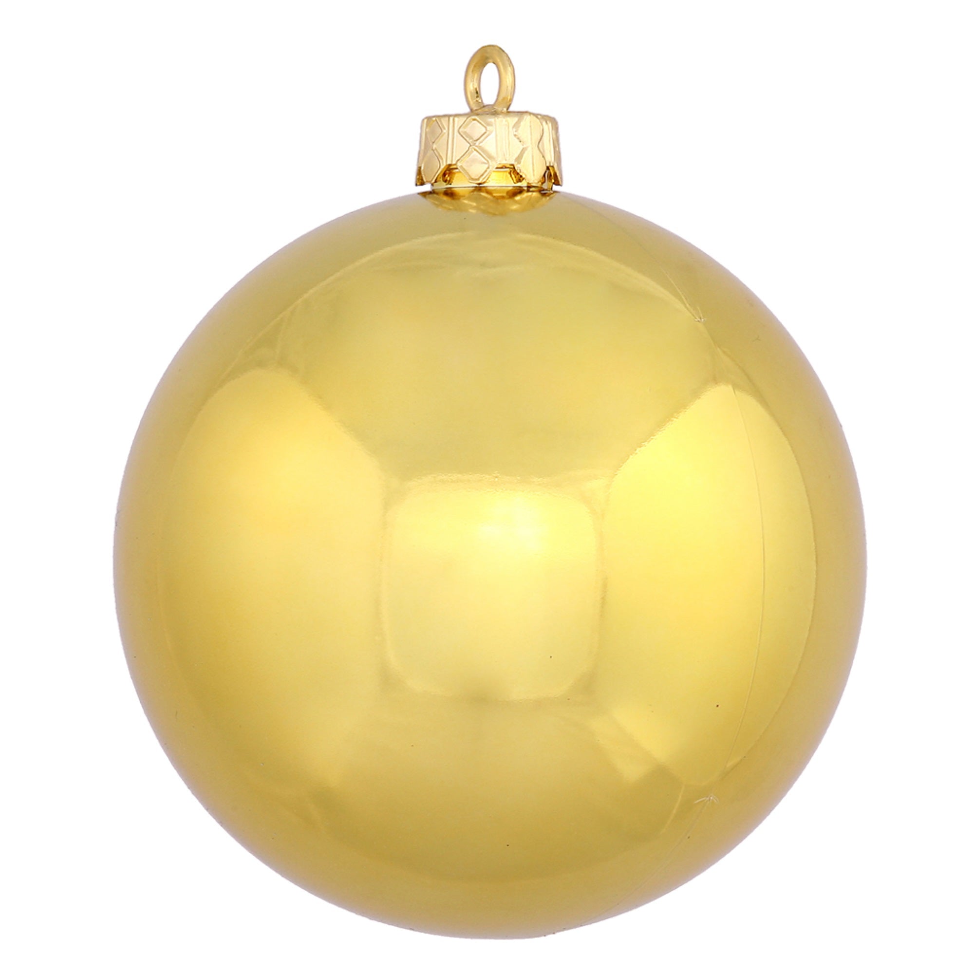 Vickerman 2.75″ Gold Shiny Ball UV Drilled 12/Bag - N590708DSV