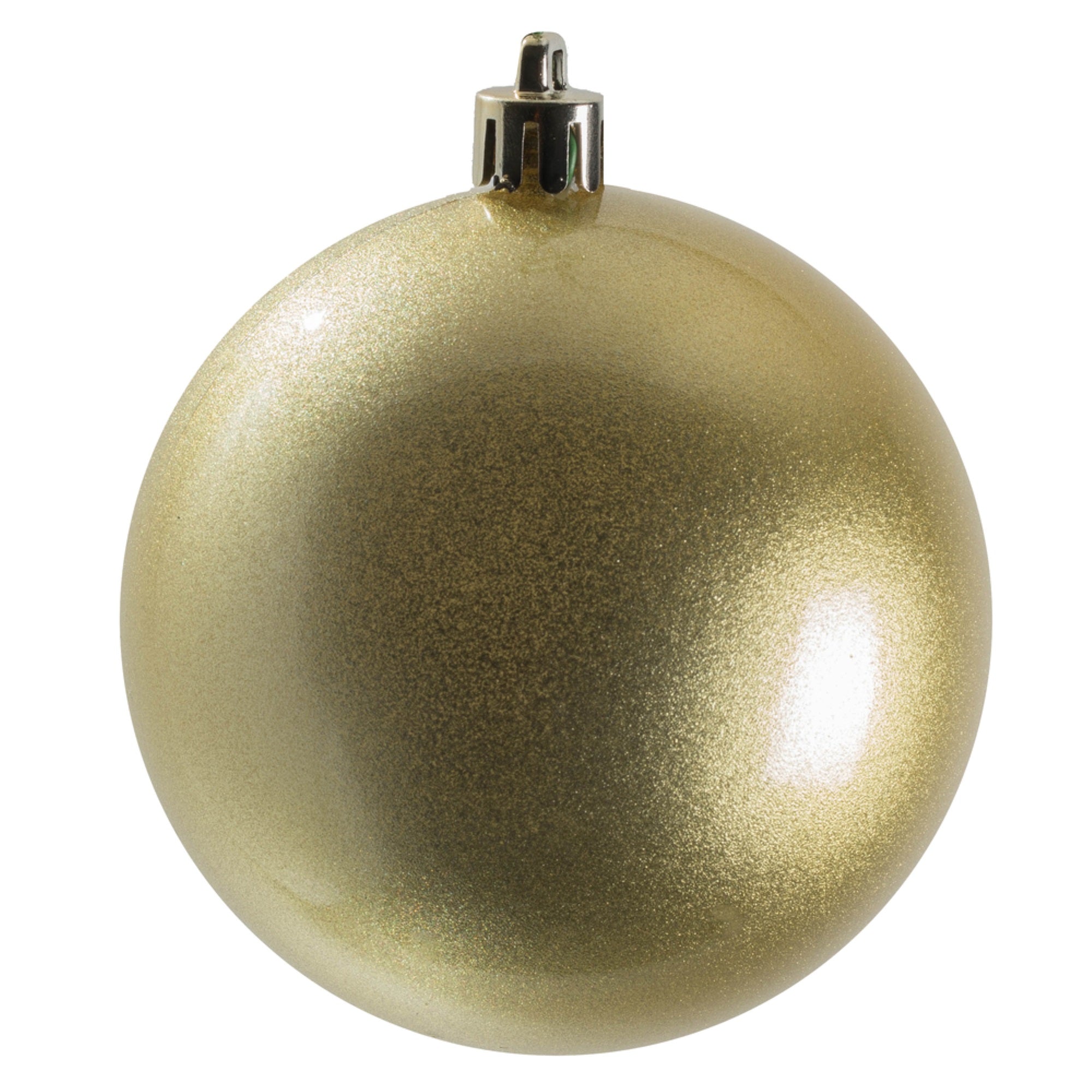 Vickerman 3″ Champagne Candy Ball UV Drilled 12/Bg - N590838DCV