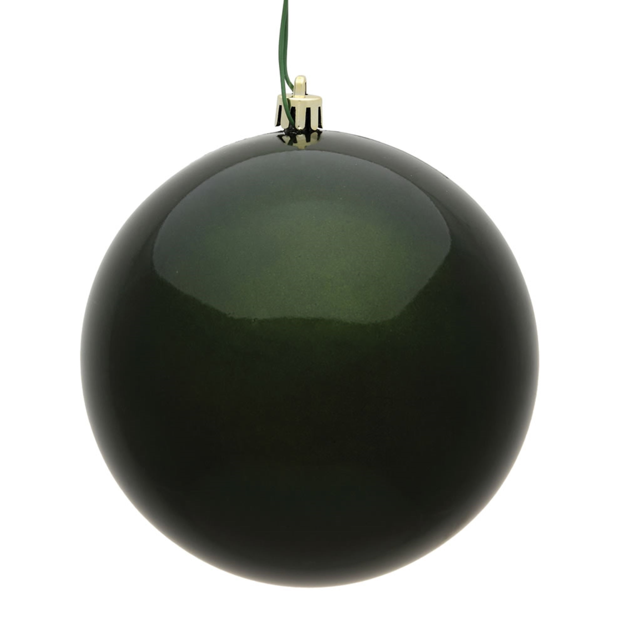 Vickerman 3” Moss Green Candy Ball UV 12/Bag - N590864DCV