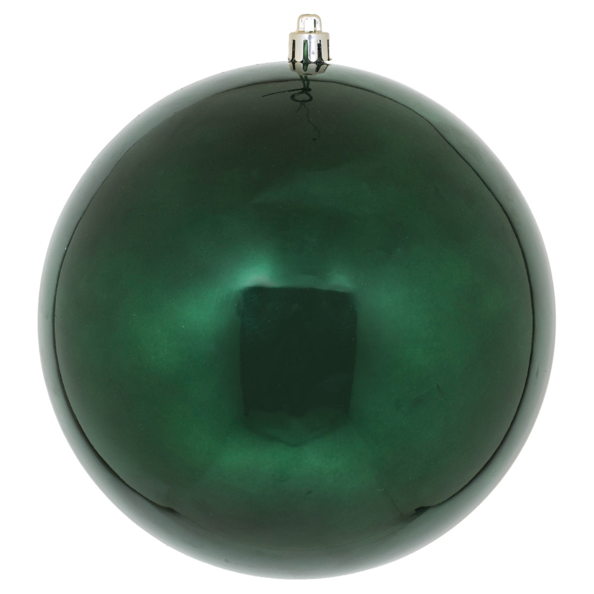 Vickerman 3″ MidntGrn Candy Ball UV Drilled 12/Bag - N590874DCV