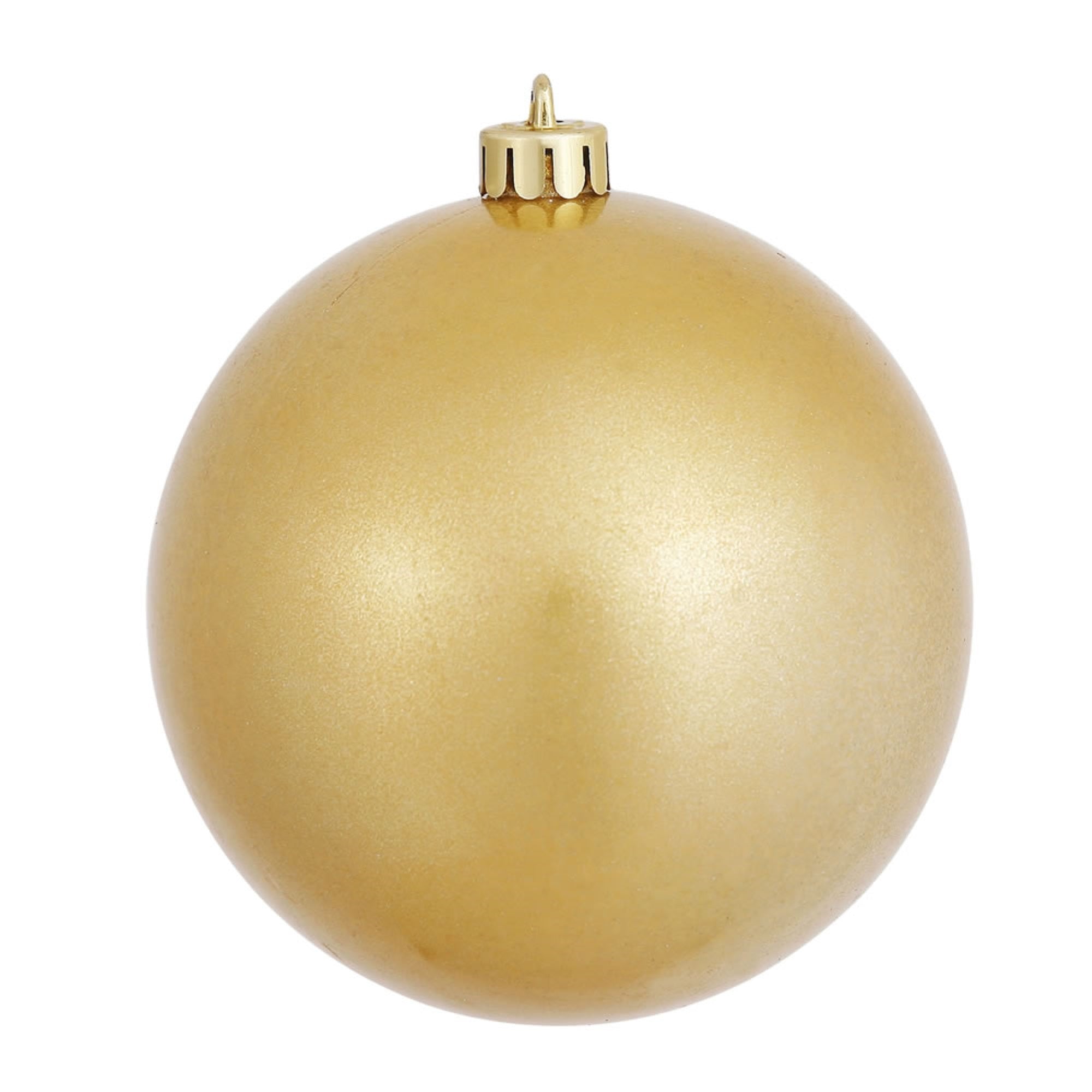 Vickerman 4.75″ Gold Candy Ball UV Drilled 4/Bag - N591208DCV