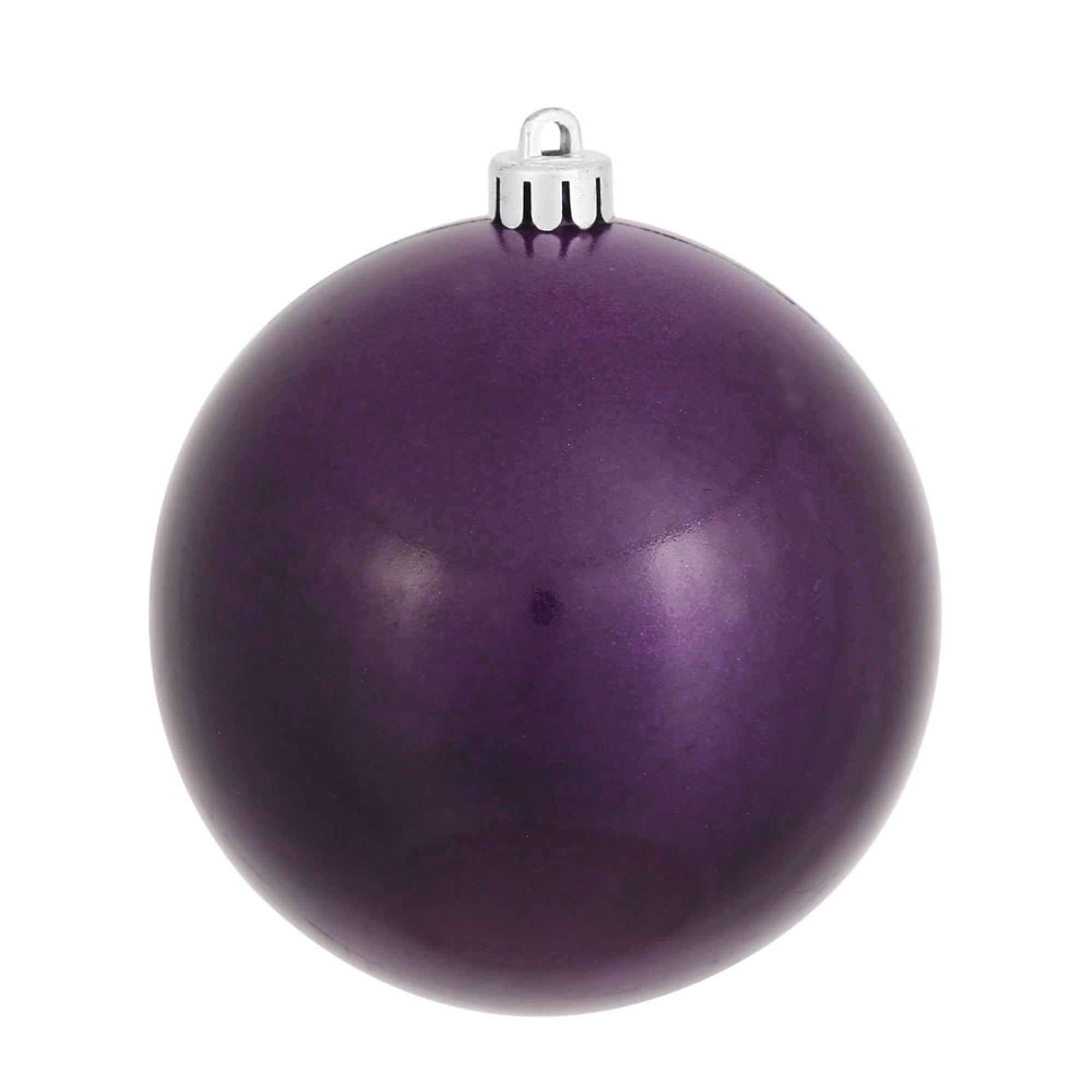Vickerman 4.75″ Plum Candy Ball UV Drilled 4/Bag - N591226DCV