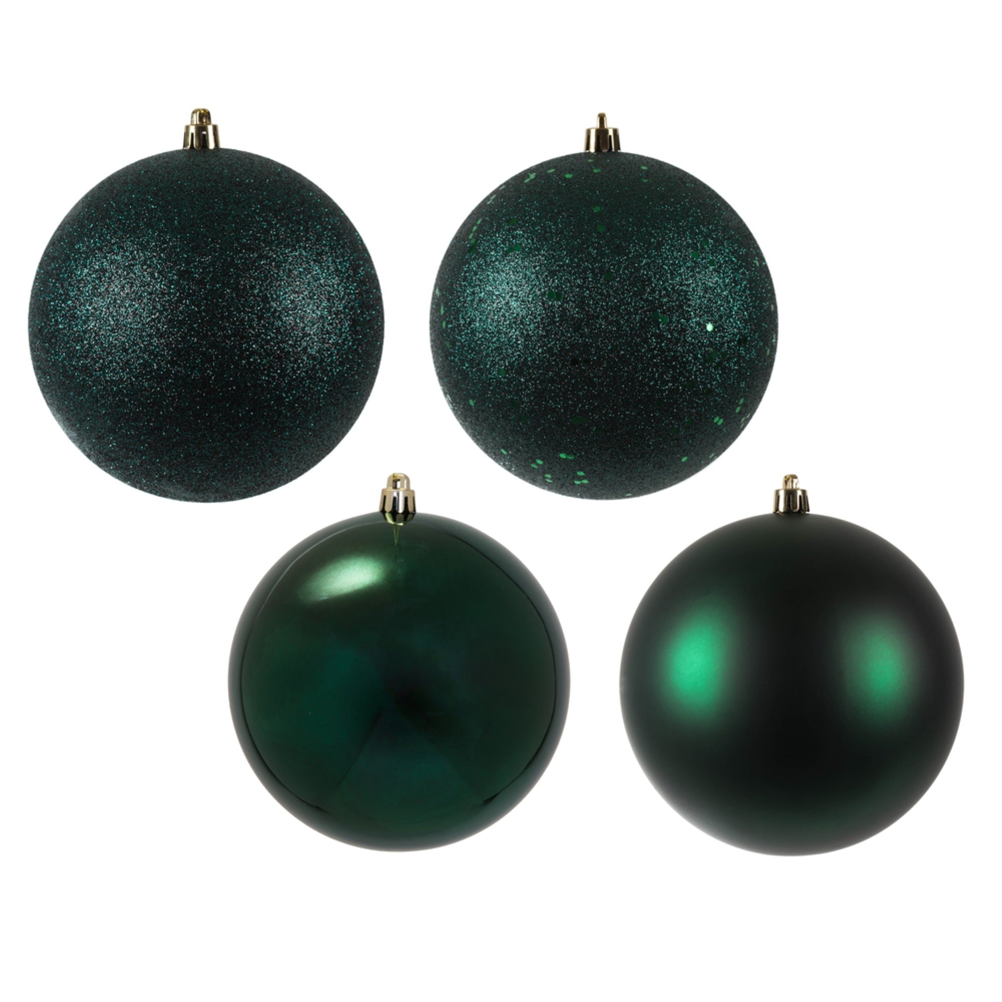 Vickerman 4.75” Midnt Green Ball 4 Finish Asst 4/B - N591274A