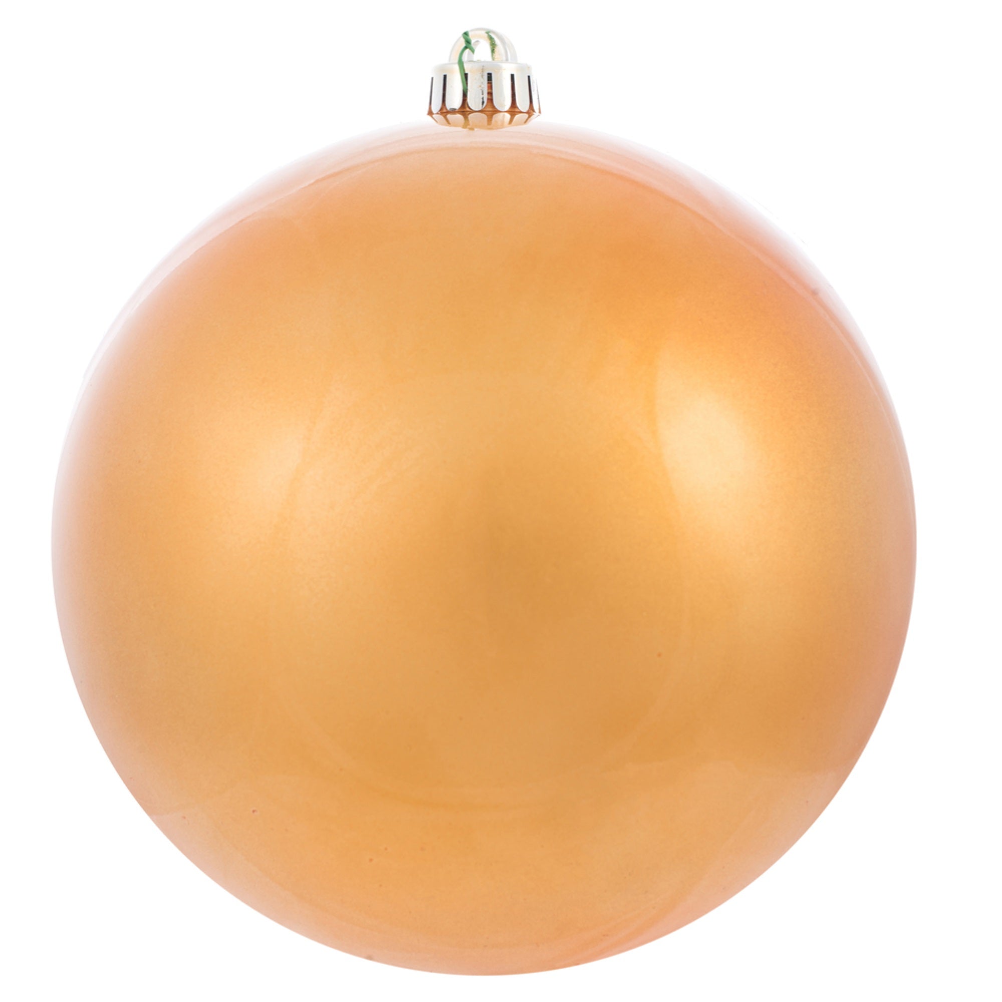 Vickerman 8” Copper/Gold Candy Ball UV Drilled - N592033DCV