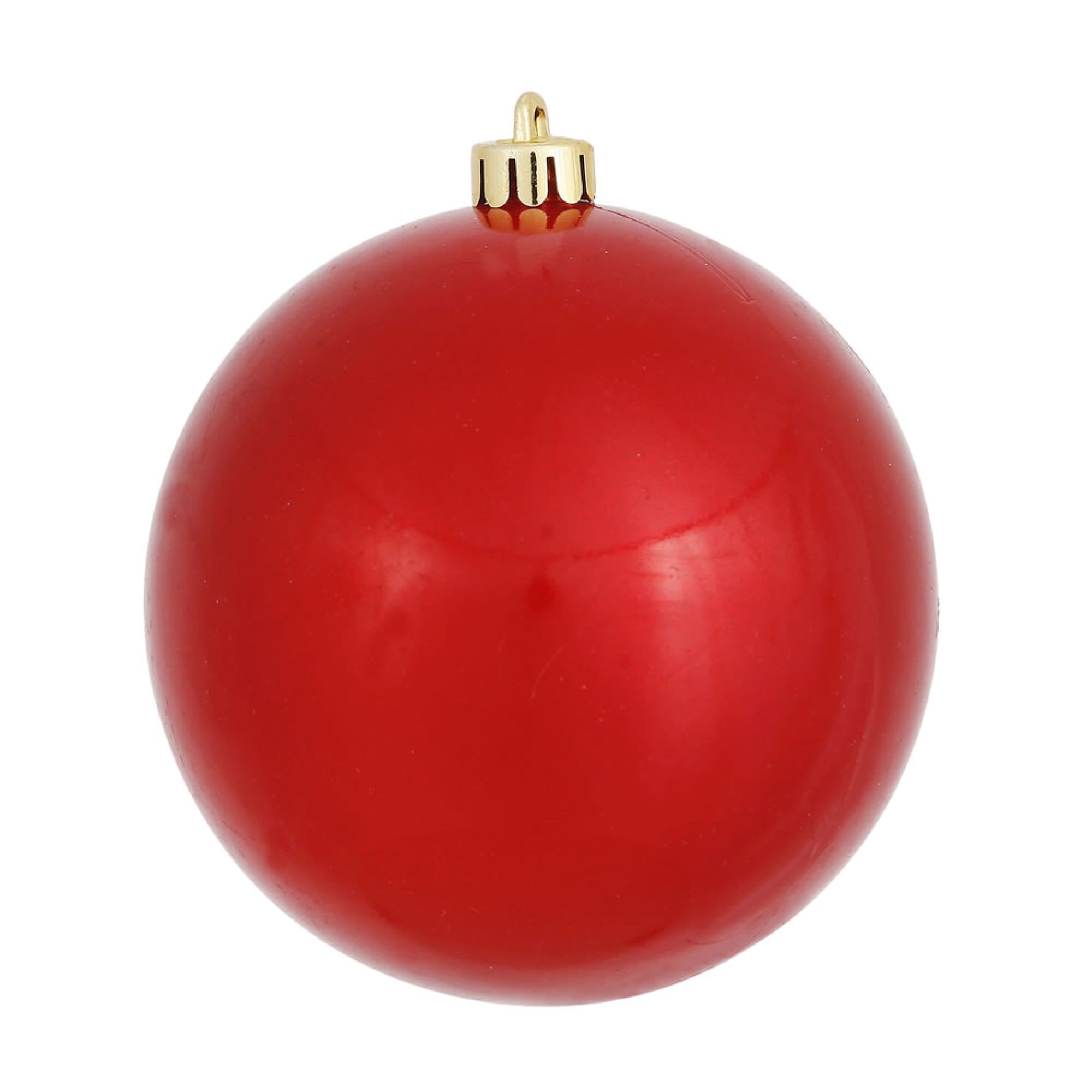 Vickerman 10″ Red Candy Ball UV Drilled Cap - N592503DCV