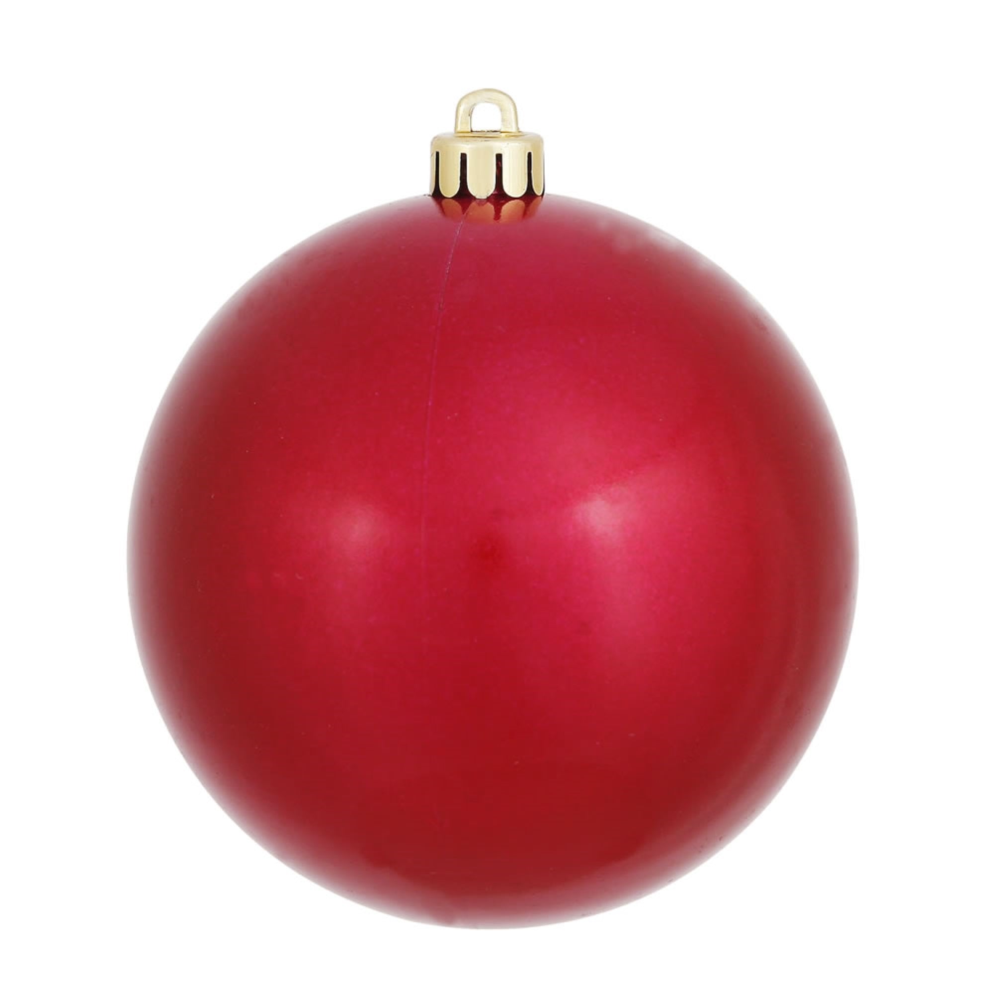 Vickerman 12″ Wine Candy Ball UV Drilled Cap - N593019DCV