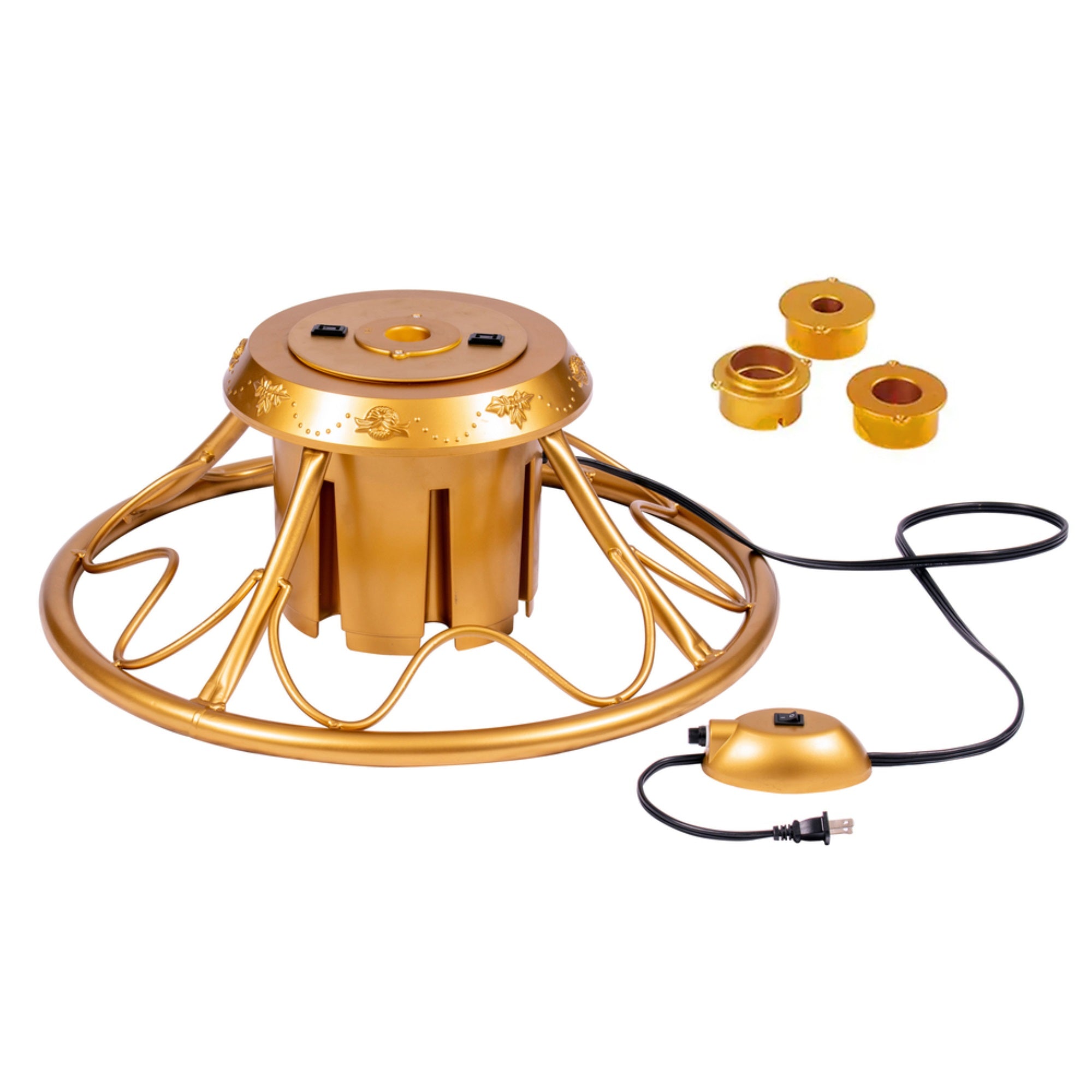 Vickerman 22” Gold Rotating Tree Stand Upto 120Lbs - PT190022