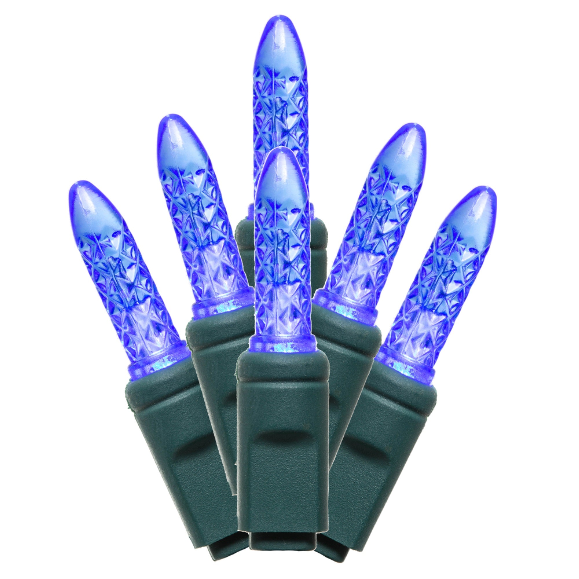 Vickerman 70Lt LED Blue/GW M5 Twinkle 4”x24'L - X4G5702TPBG