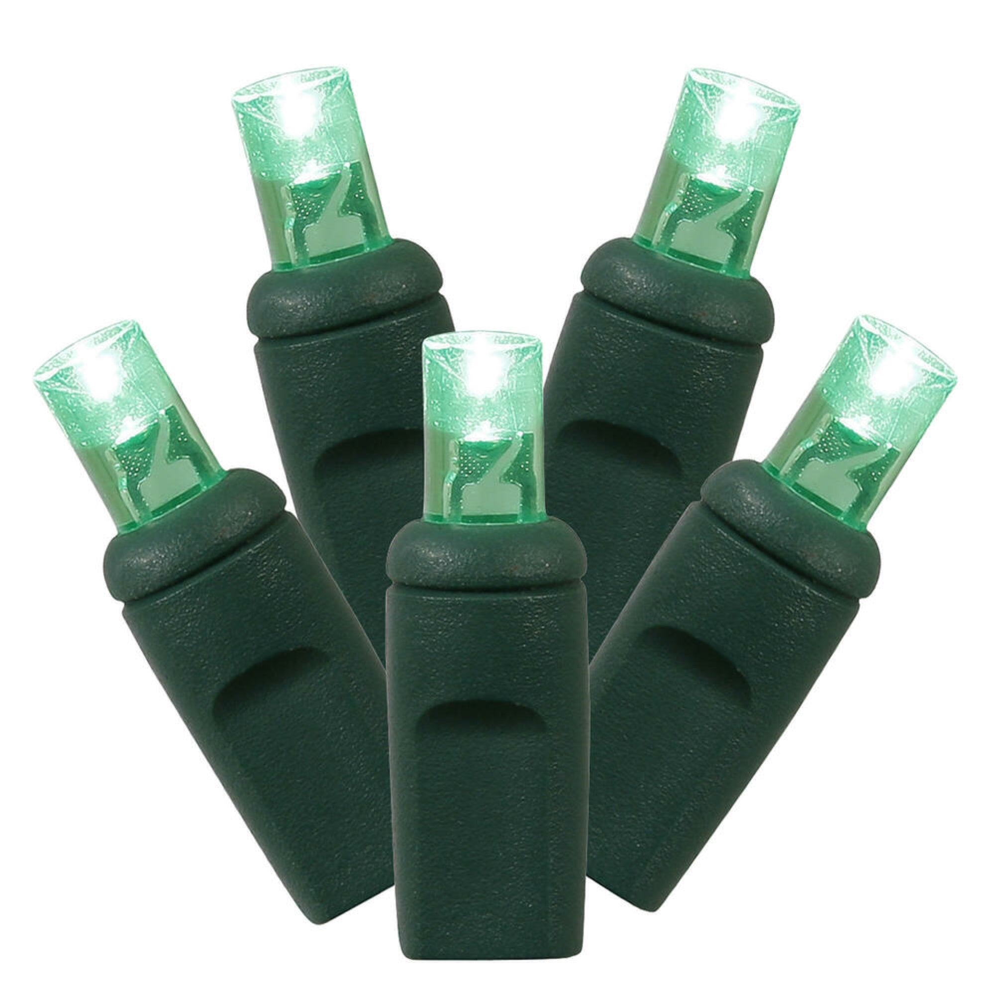 Vickerman 70Lt LED Green/GW WA Twinkle 4”x24'L - X4G6704TPBG