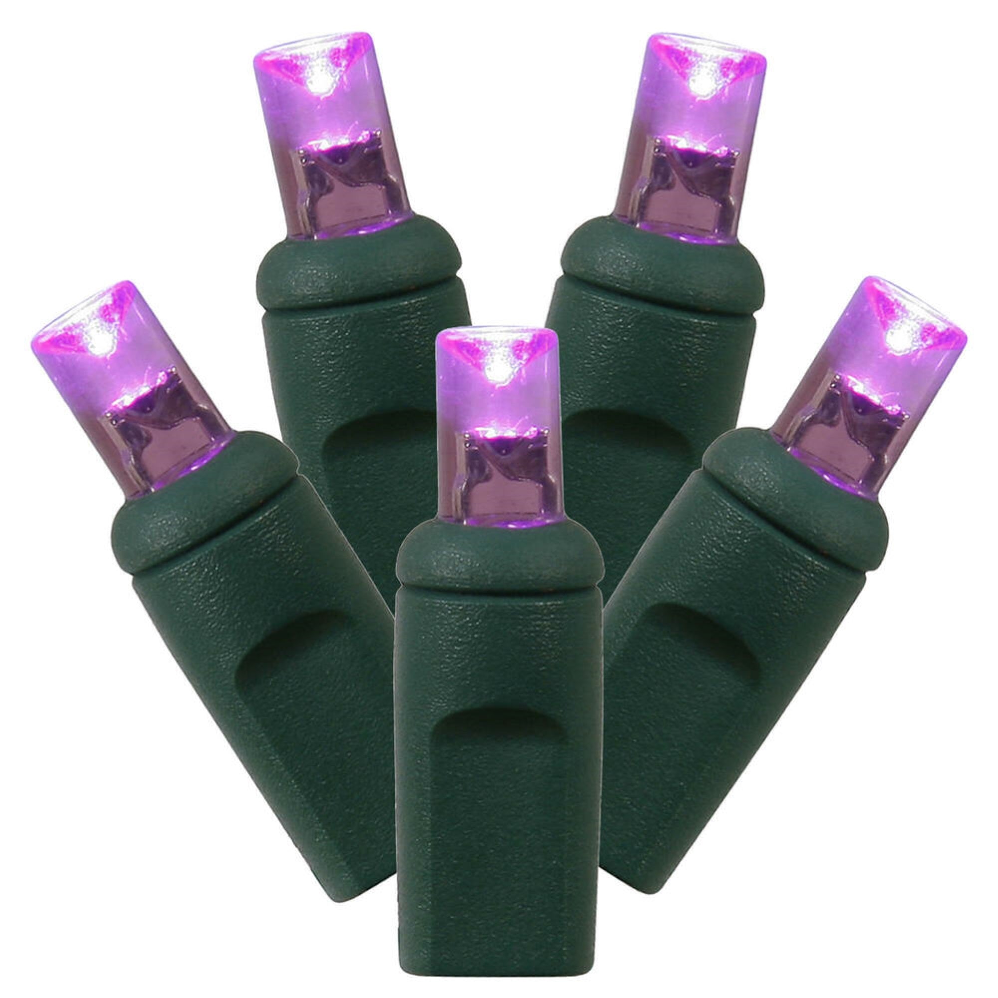 Vickerman 70Lt LED Purple/GW WA Twinkle 4”x24'L - X4G6706TPBG