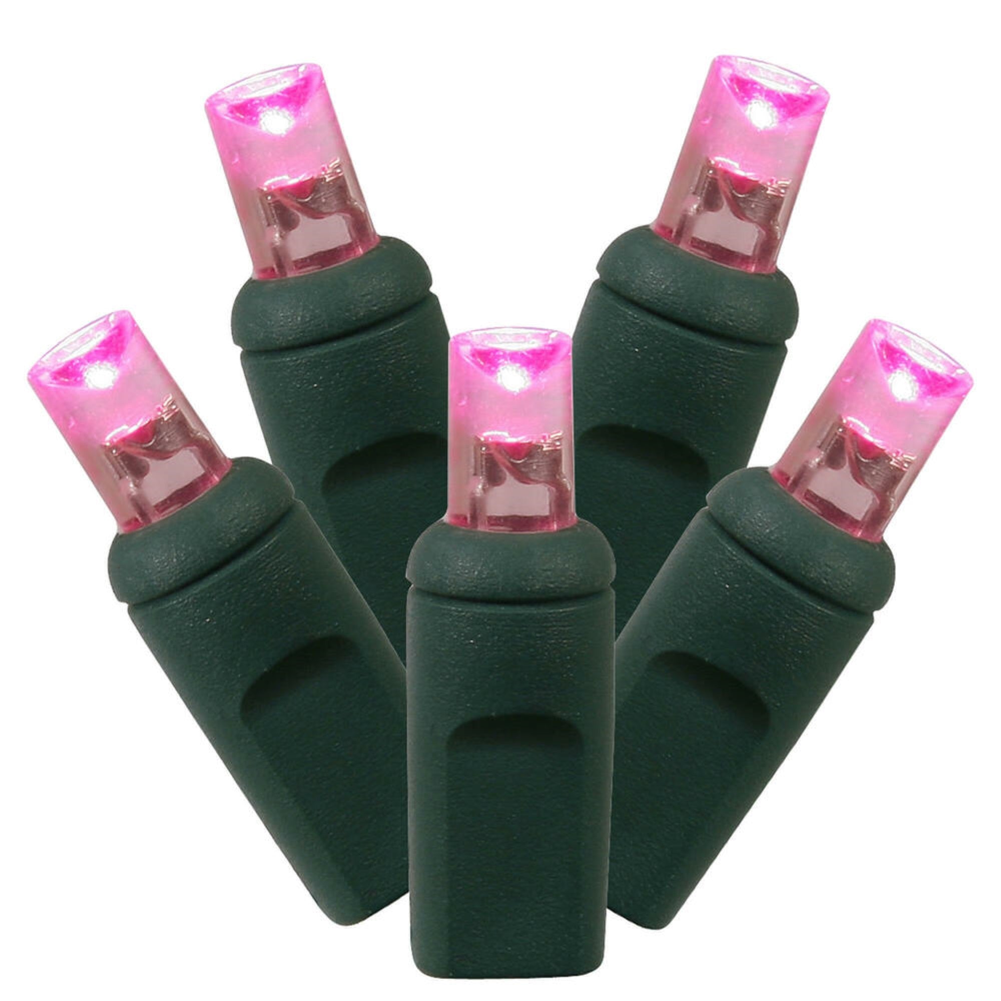 Vickerman 70Lt LED Pink/GW WA Twinkle 4”x24'L - X4G6710TPBG