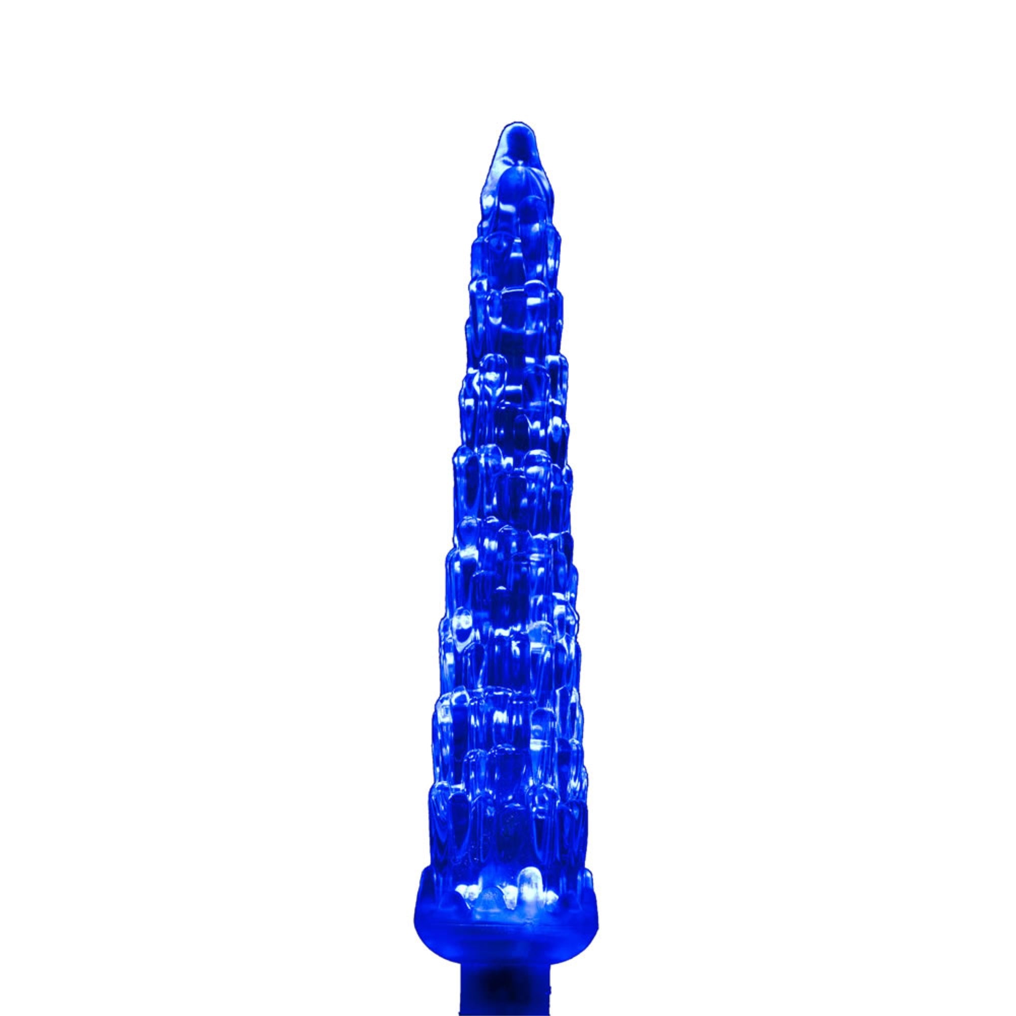 Vickerman 5” LED Blue Icicle Bulb E12 .96W - XICE712