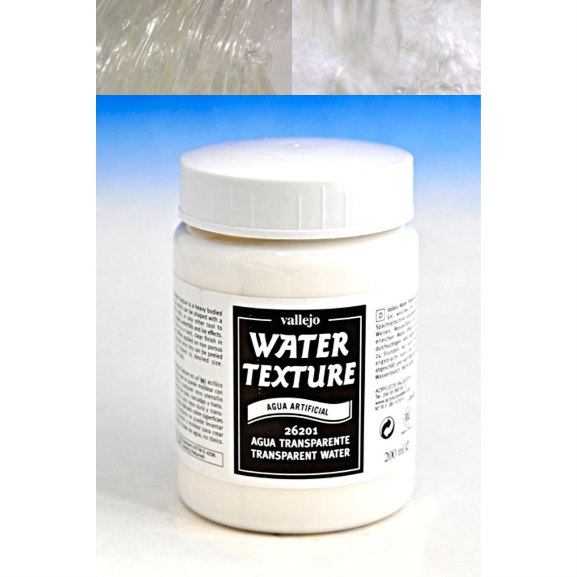 200Ml Bottle Transparent Water Texture Diorama Effect