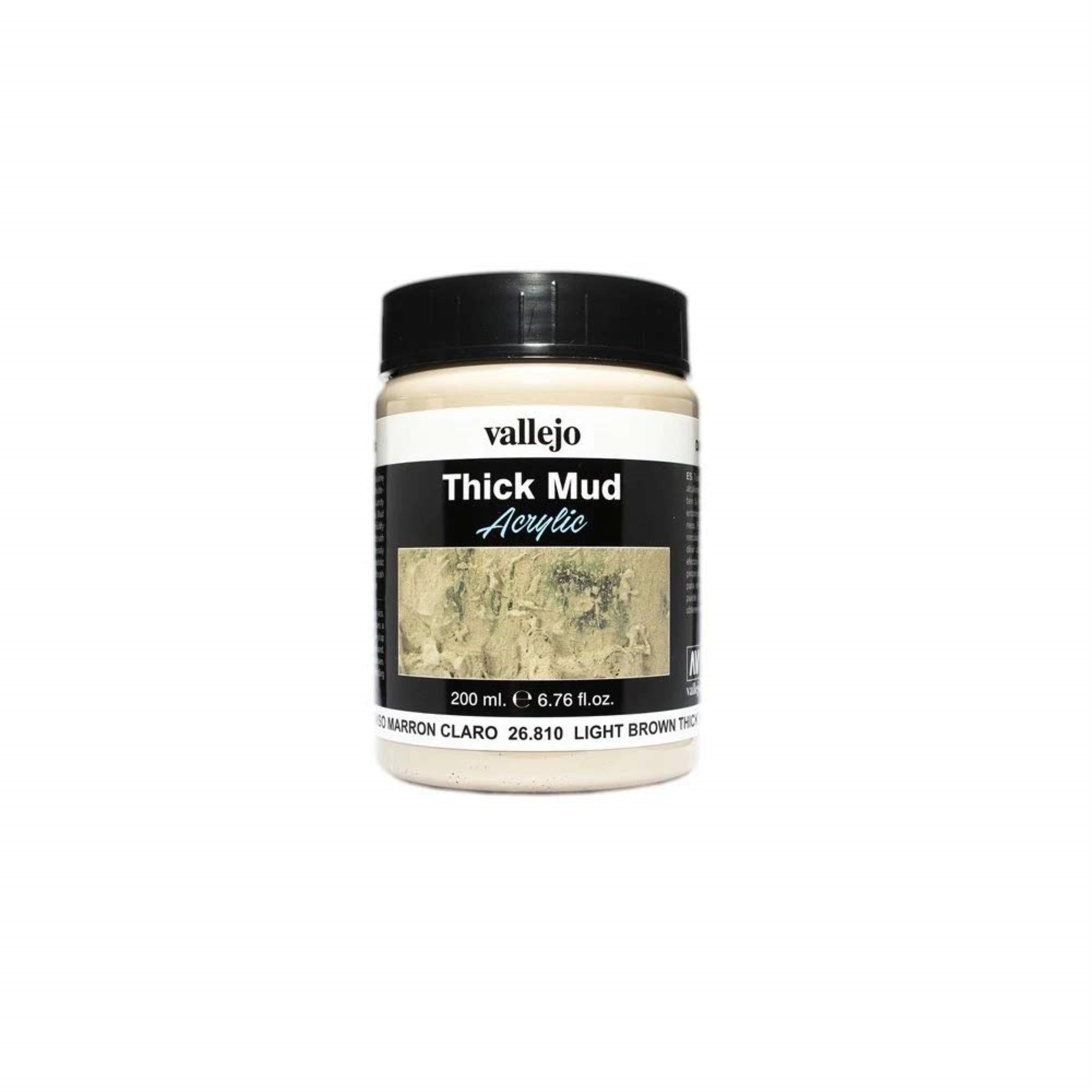 Vallejo Light Brown Thick Mud Model Paint Kit