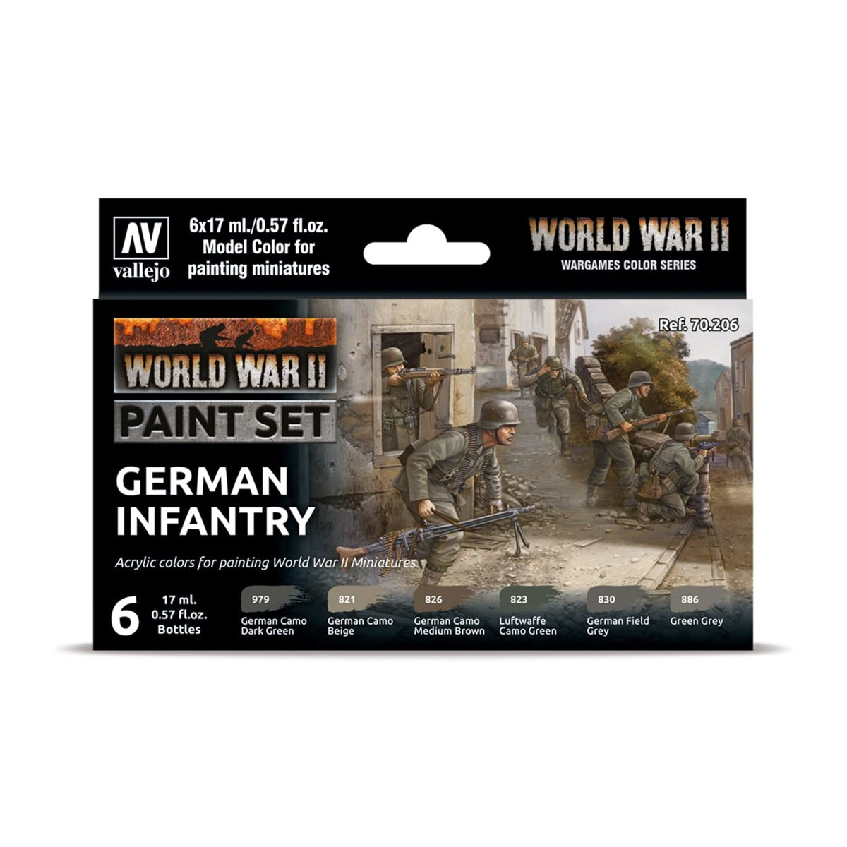 Model Color Wwii German Infantry