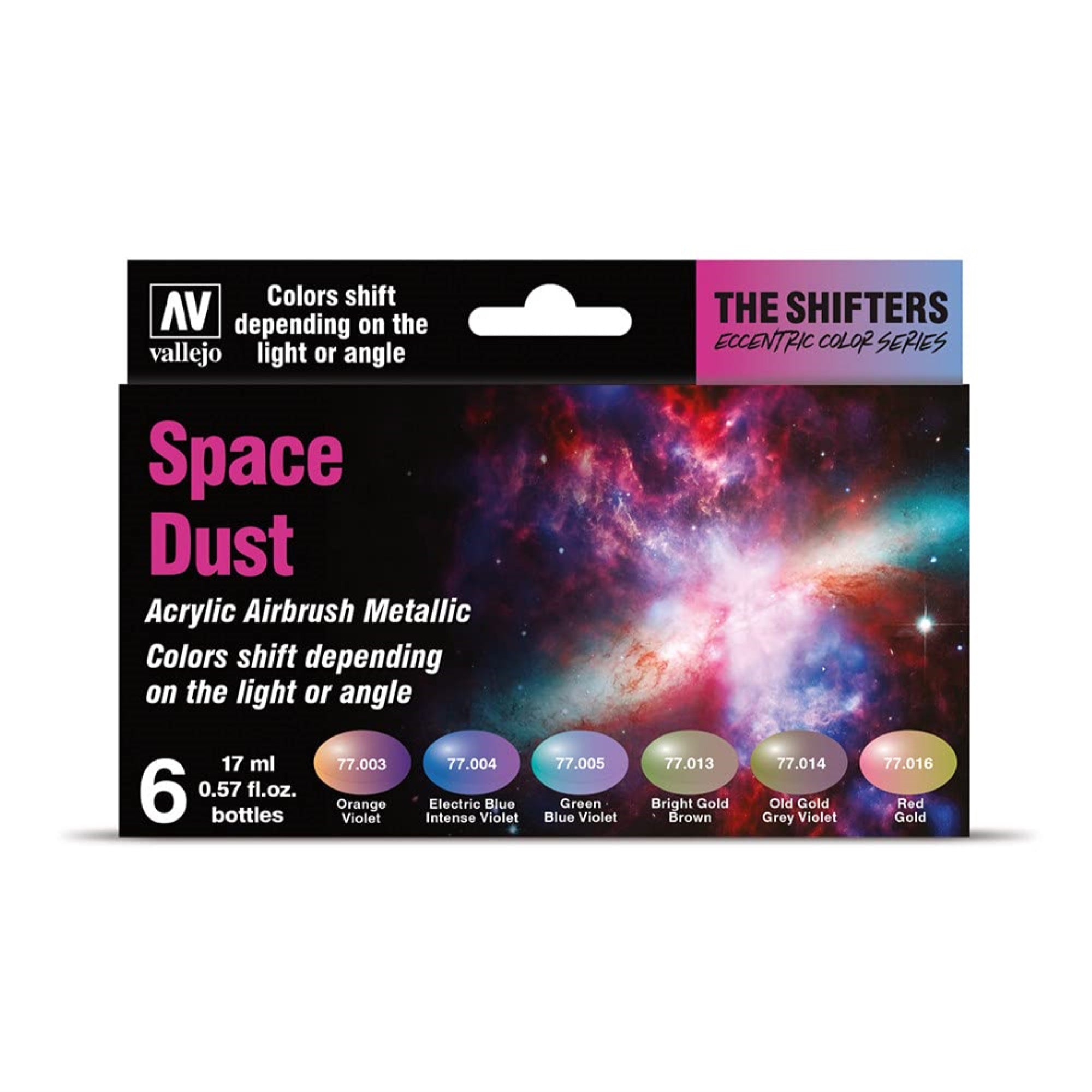 Vallejo The Shifters Space Dust, Gold, 0.57 Fl Oz (Pack of 6)