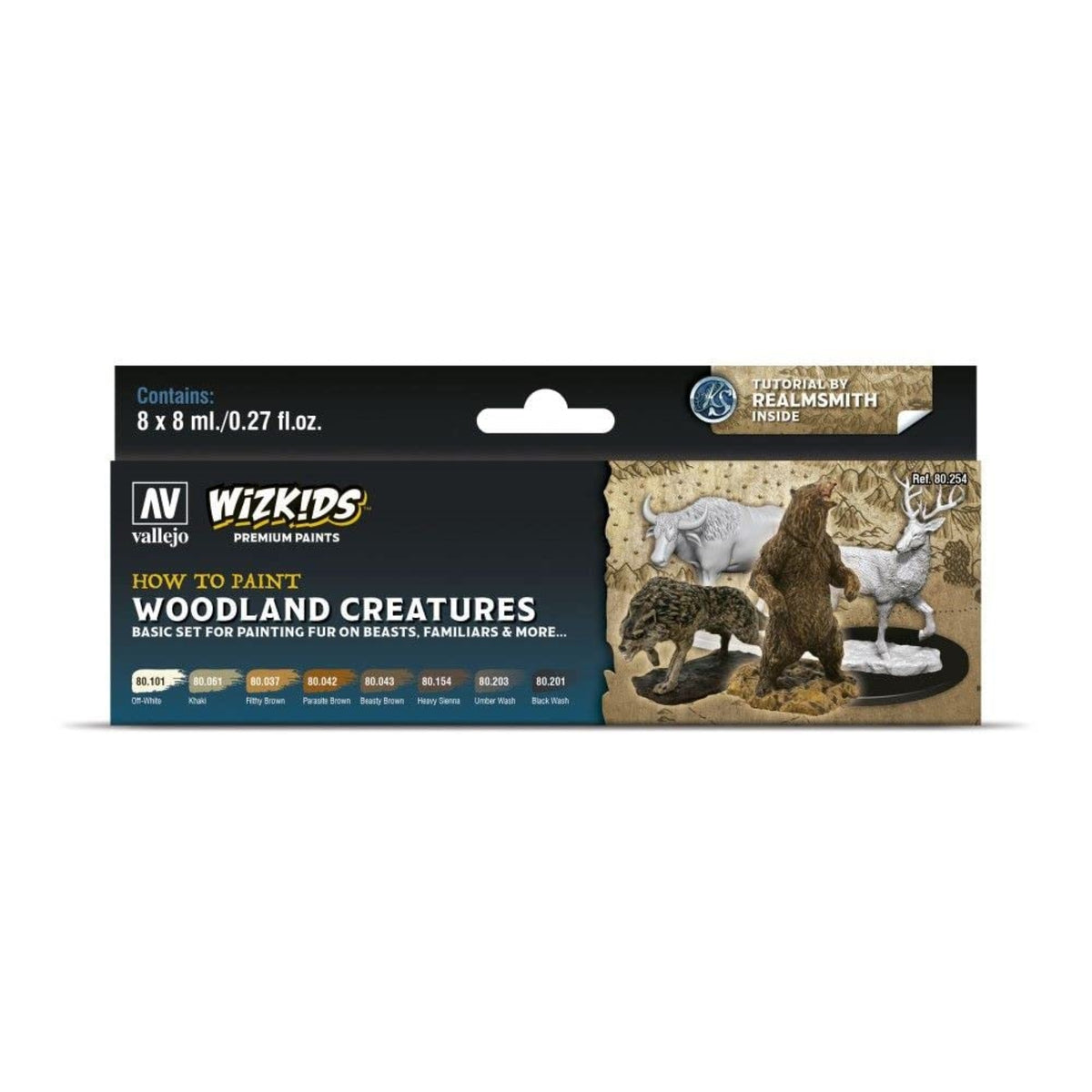 Vallejo Val80254 Model Paint Set, Various