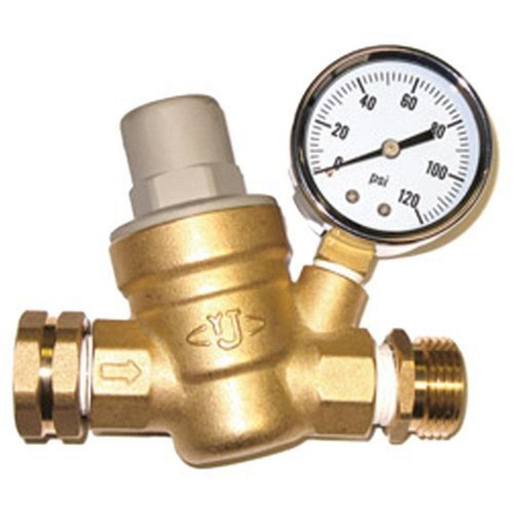 Water Regulator Adjustable Brass Leadfree Carded