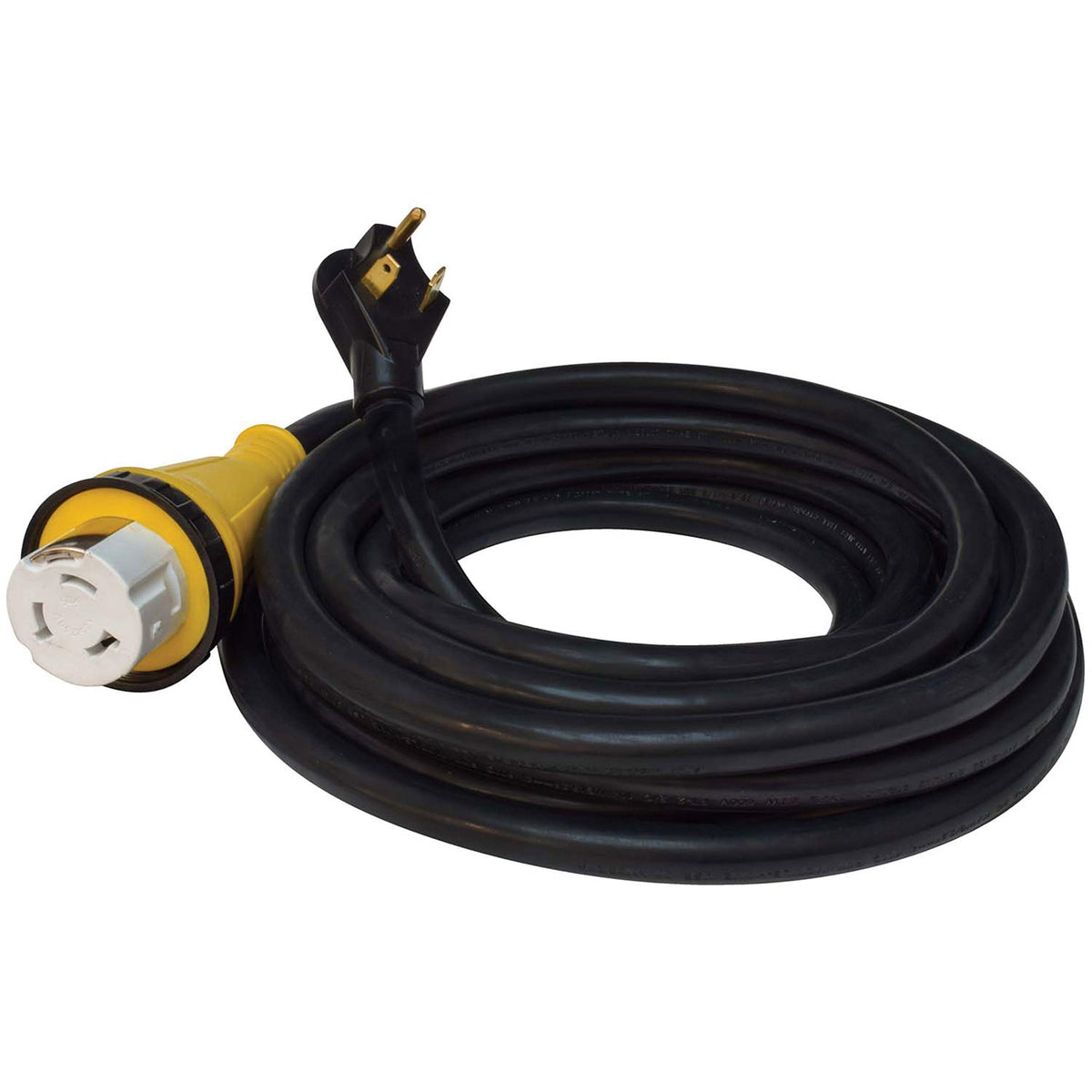 Valterra A10-3050Edbk Mighty Cord Detachable 25' Adapter Cord - 30Am To 50Af, Black (Carded)