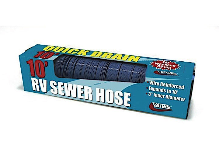QUICK DRAIN HOSE STD. 10FT BLUE BOXED