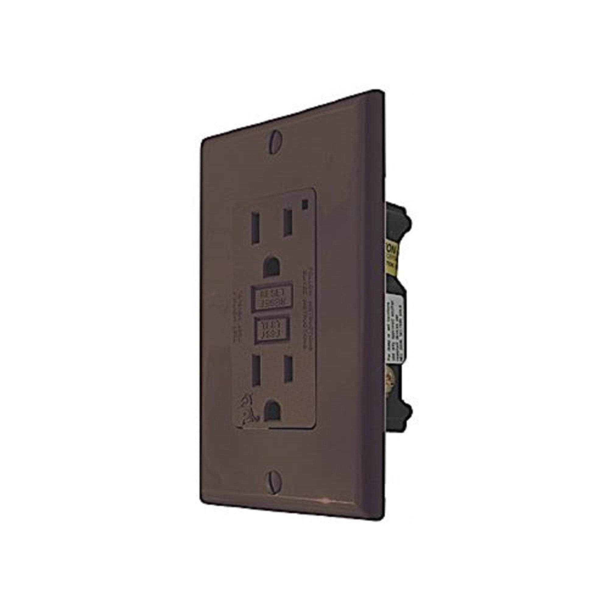 Valterra Diamond Group Vgf15B-Brown Brown 15 Amp Grd Receptacle Fault With Power Light