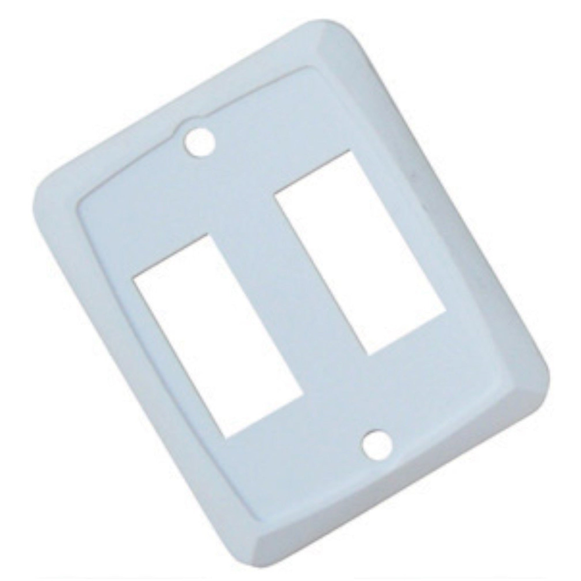 Valterra Diamond Group P7201C White Double Switch Face Plate
