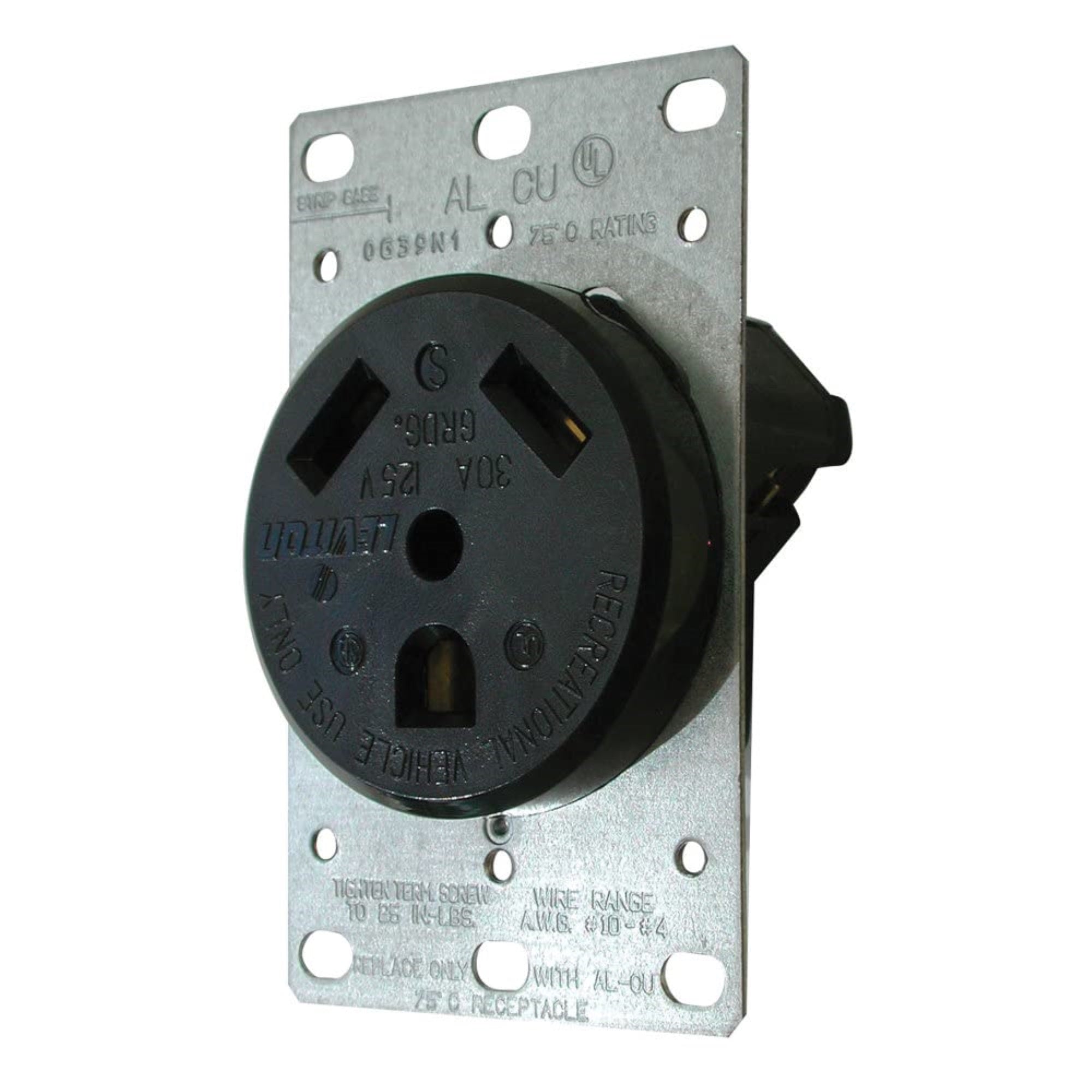 Valterra Diamond Group 3830 Black Receptacle