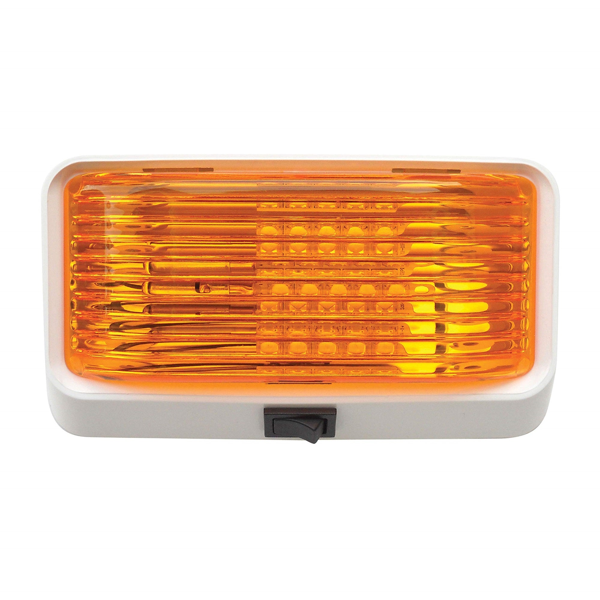 Diamond Group 52725 Amber Led Porch Light With On/Off Switch