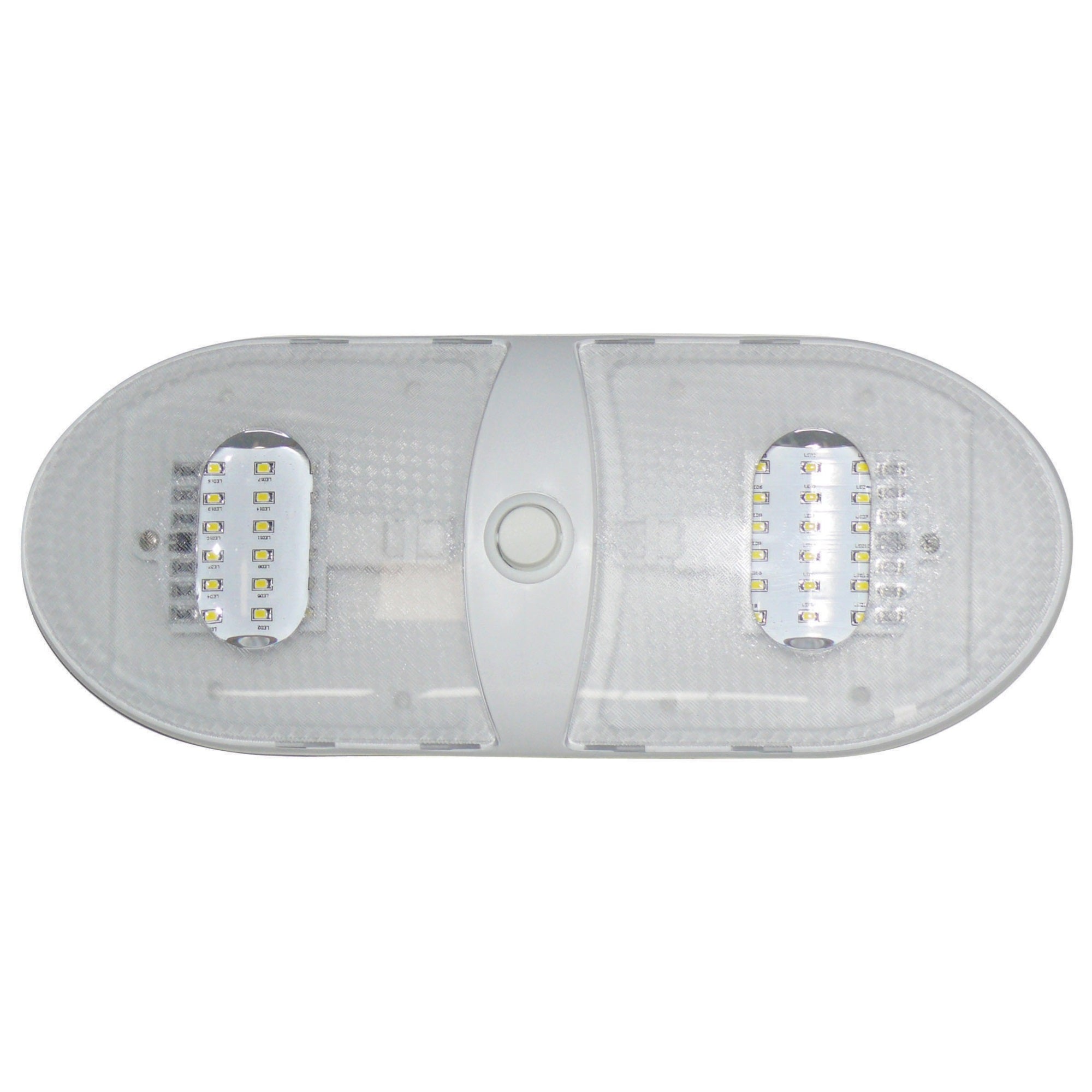 Diamond Group 65430-Ww Warm White Slim Line Double Led Dome Light