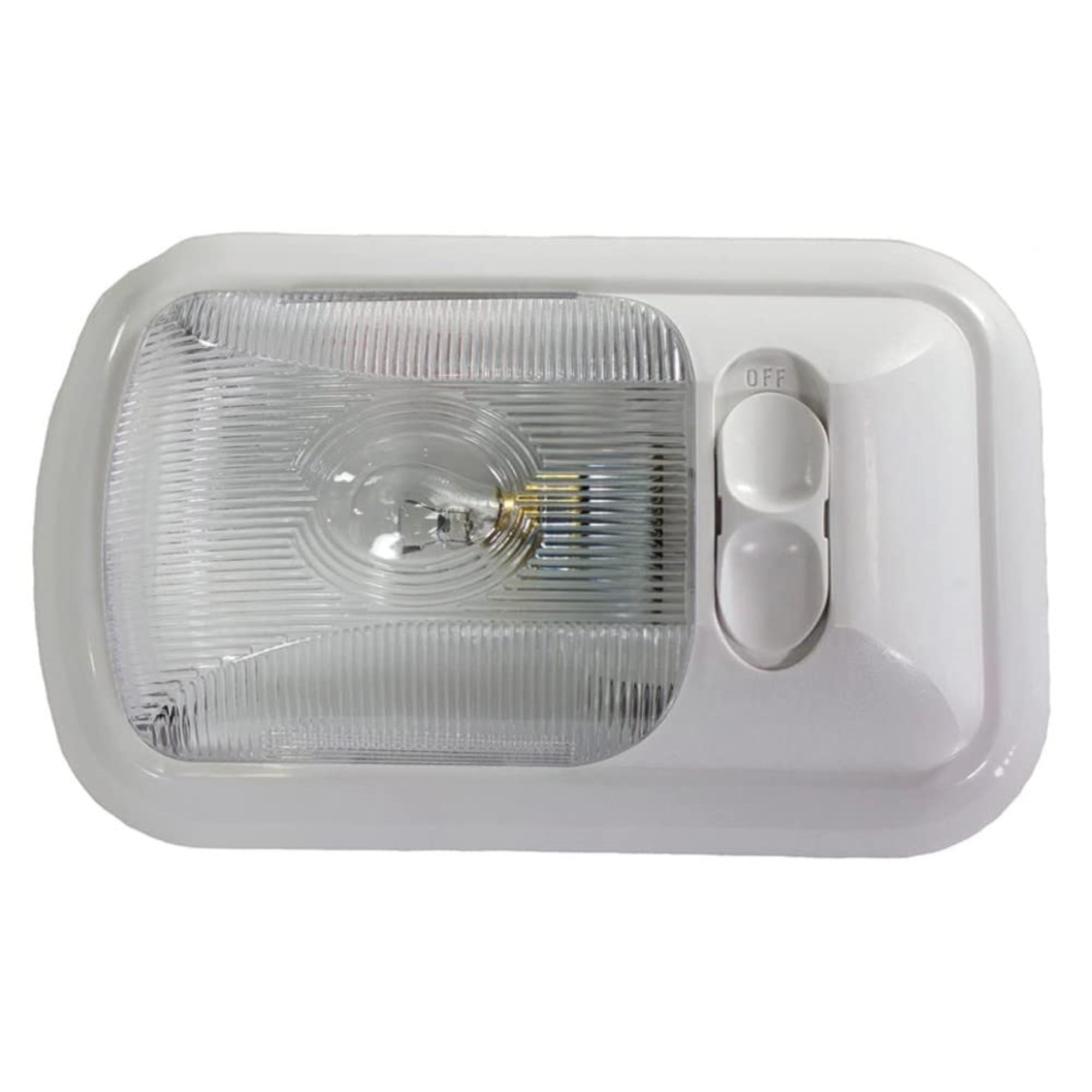 Diamond Group By Valterra 12V Single Led Replacement Dome Light, Eurostyle With 2 Way Switch, 12V, 4.75'X8', 215Lum. 3500K, 0.19A, 2 Wire Installation (1 Pack) - Dg724051Vp